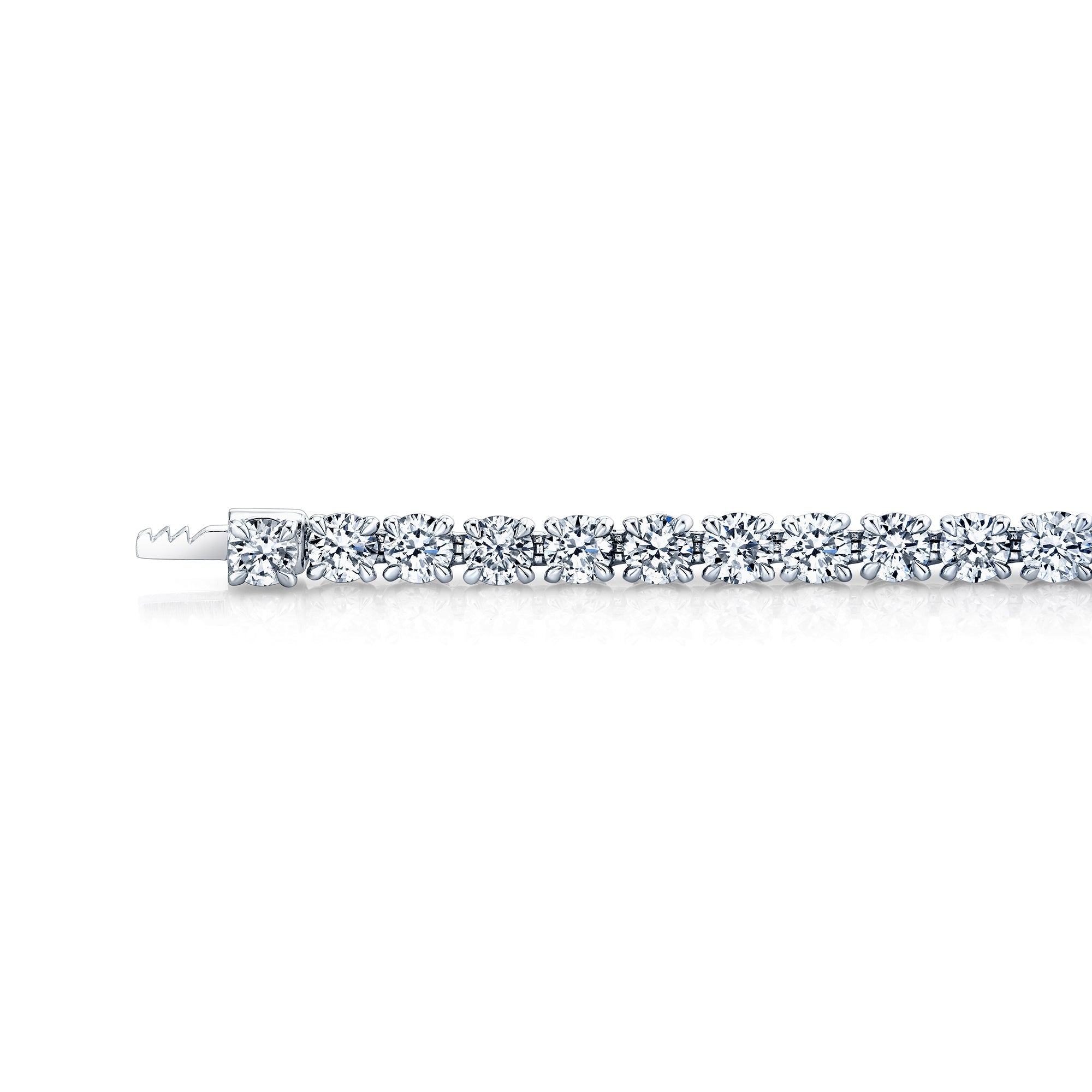 Olivia Round Brilliant Lab Diamond Tennis Necklace