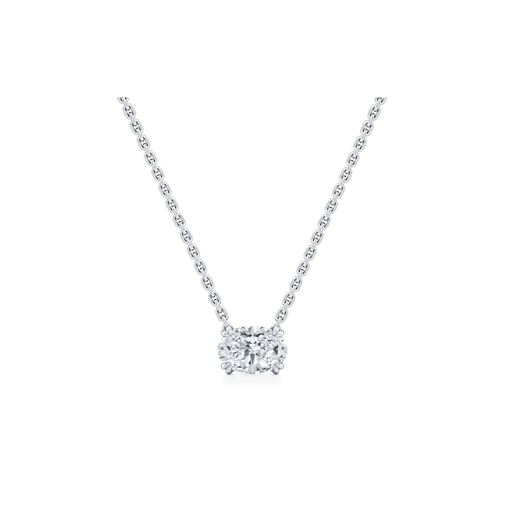 Elle Lab Diamond Oval Pendant