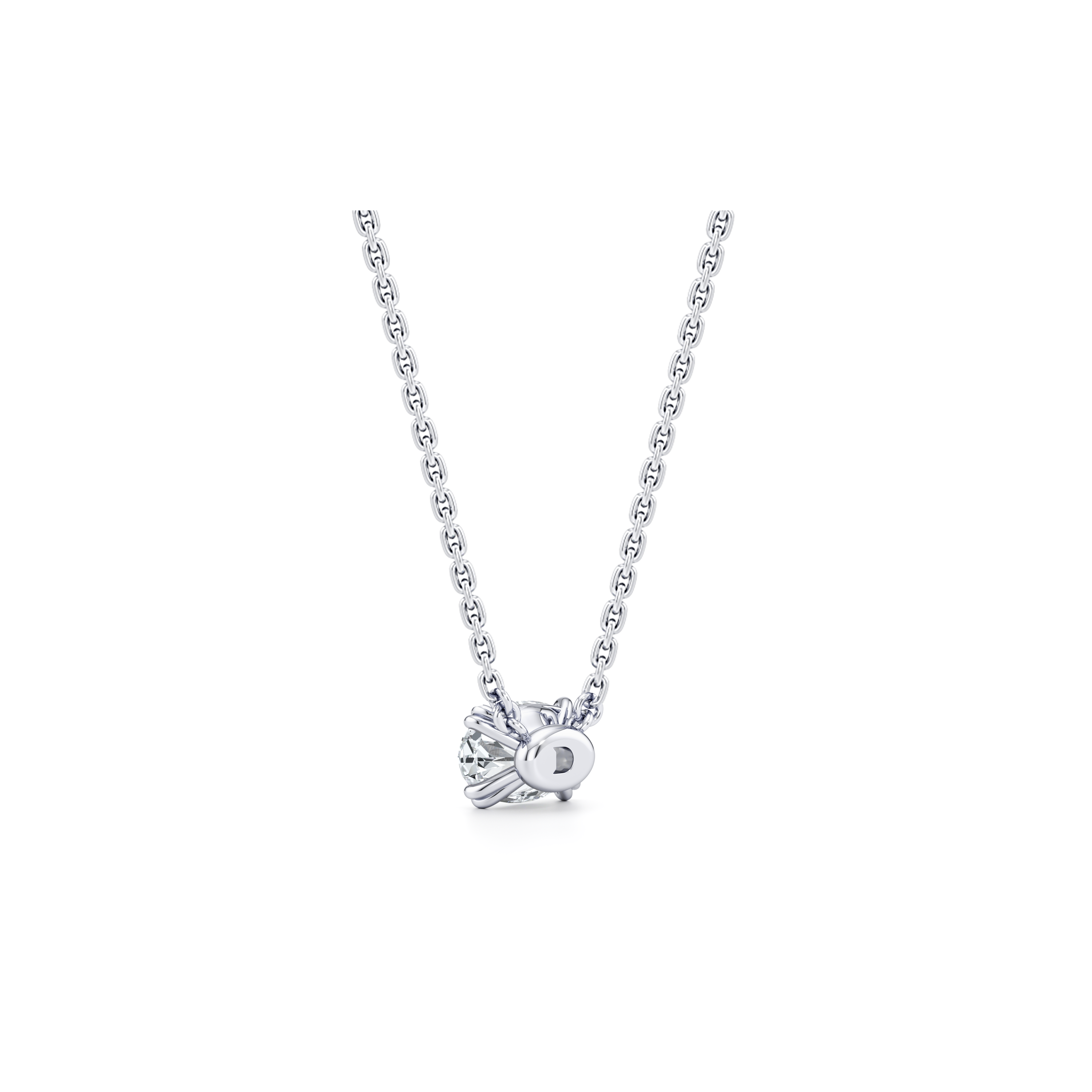 Elle Lab Diamond Oval Pendant