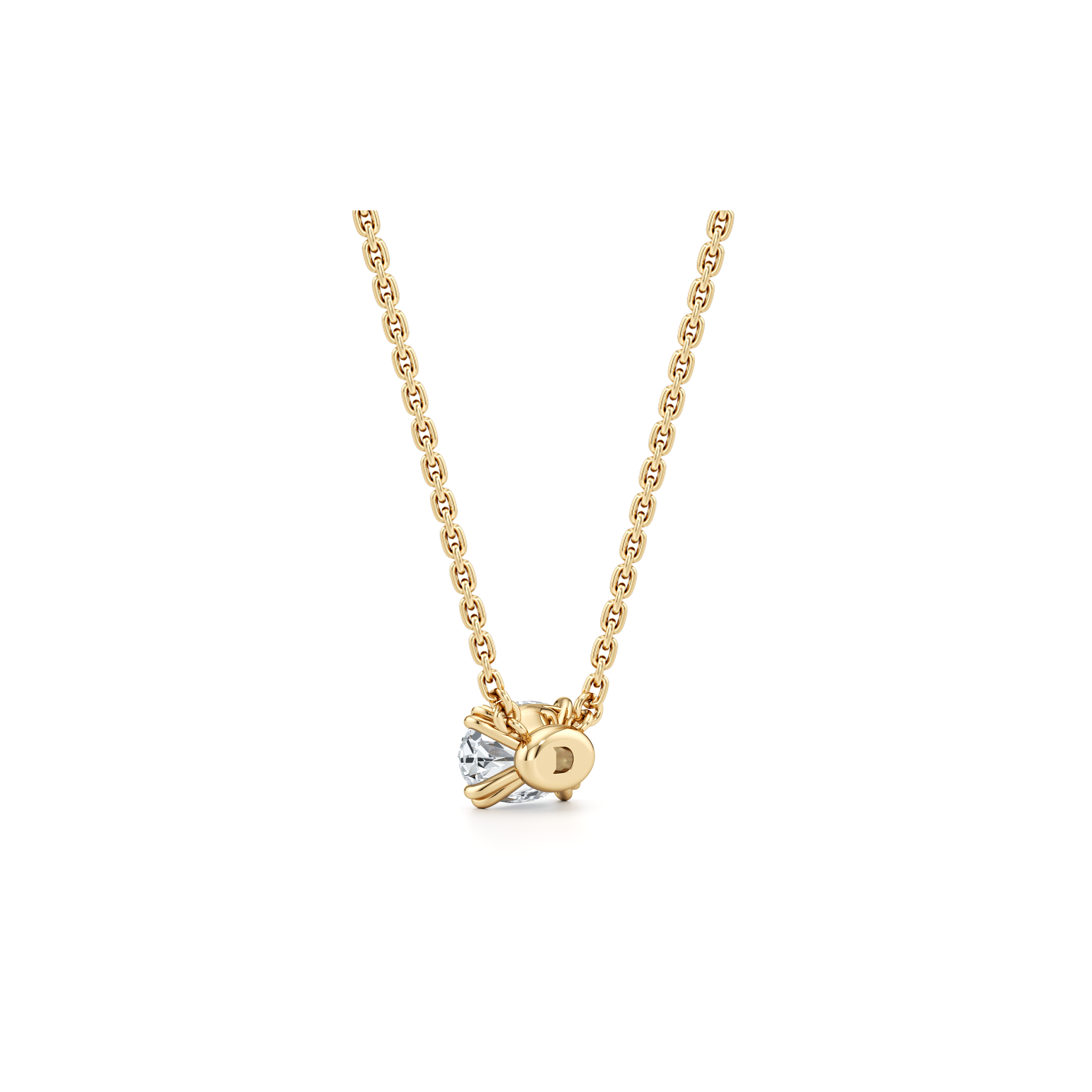 Elle Lab Diamond Oval Pendant