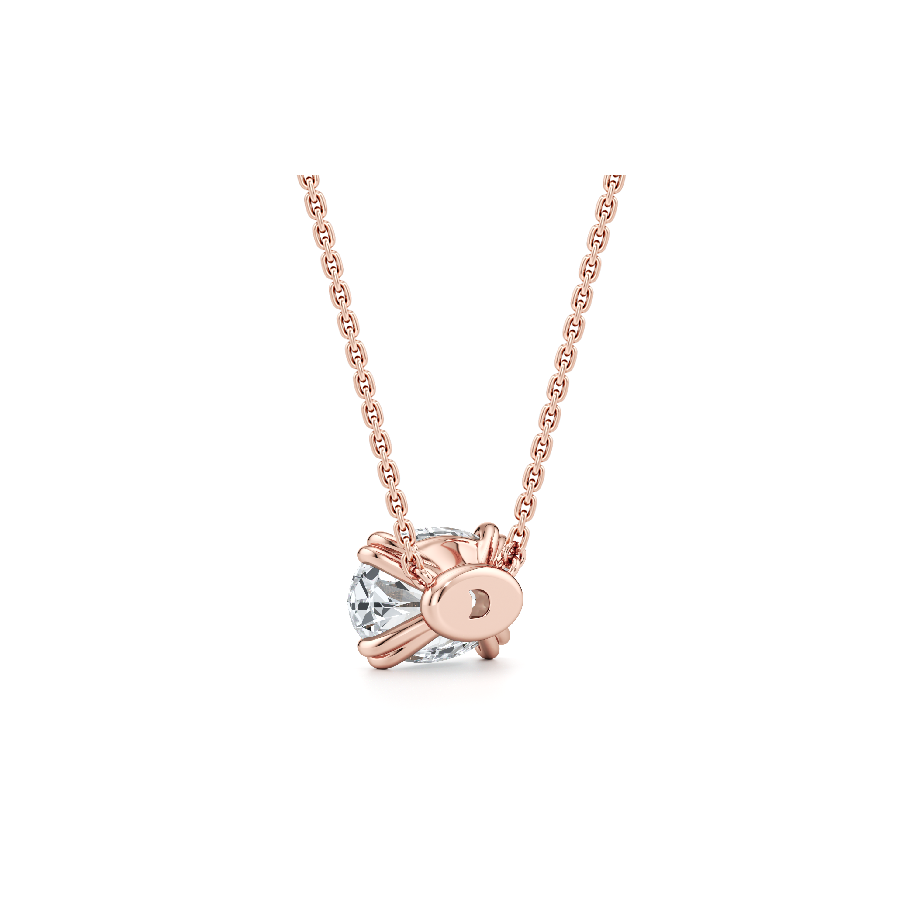 Elle Lab Diamond Oval Pendant