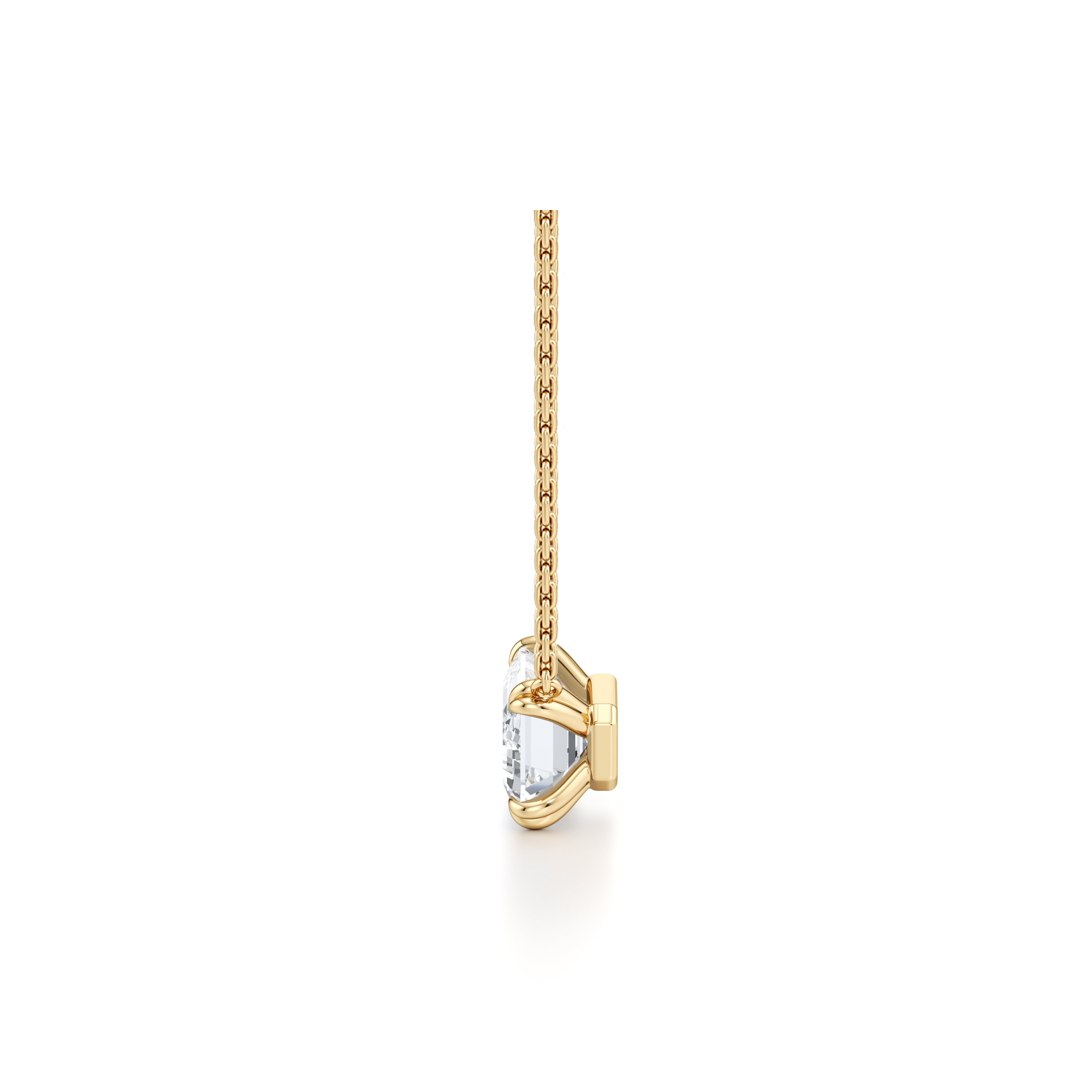Elle Lab Diamond Emerald Pendant