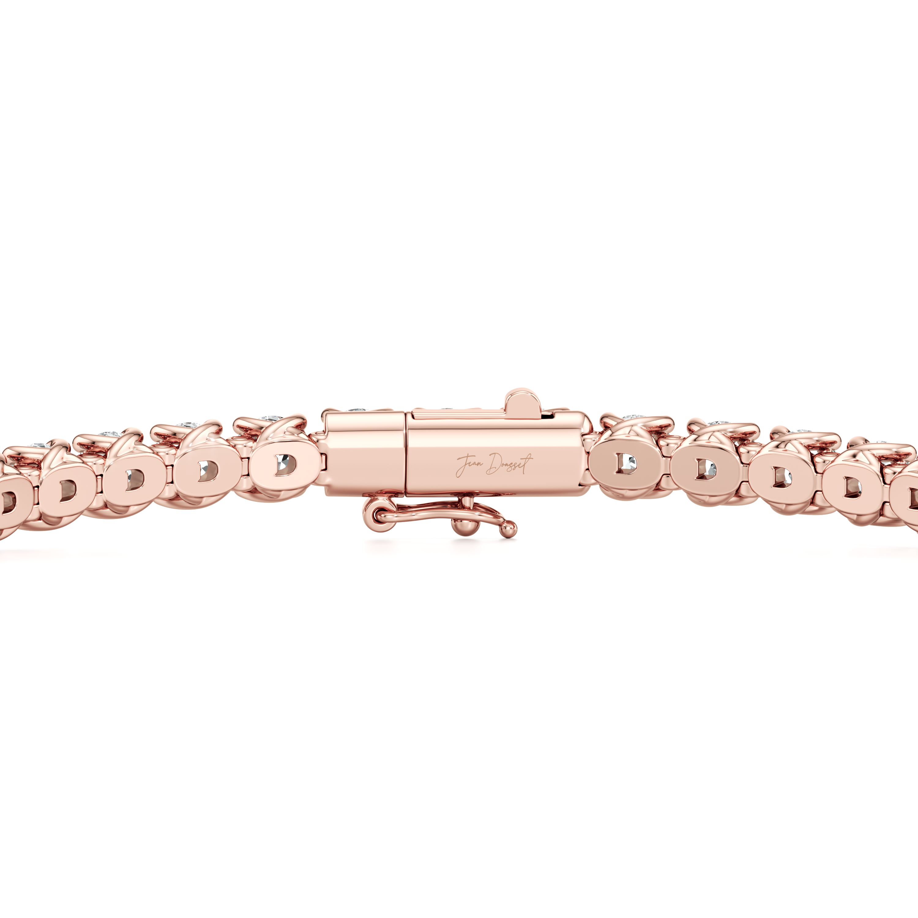 Elle Round Brilliant Lab Diamond Tennis Bracelet