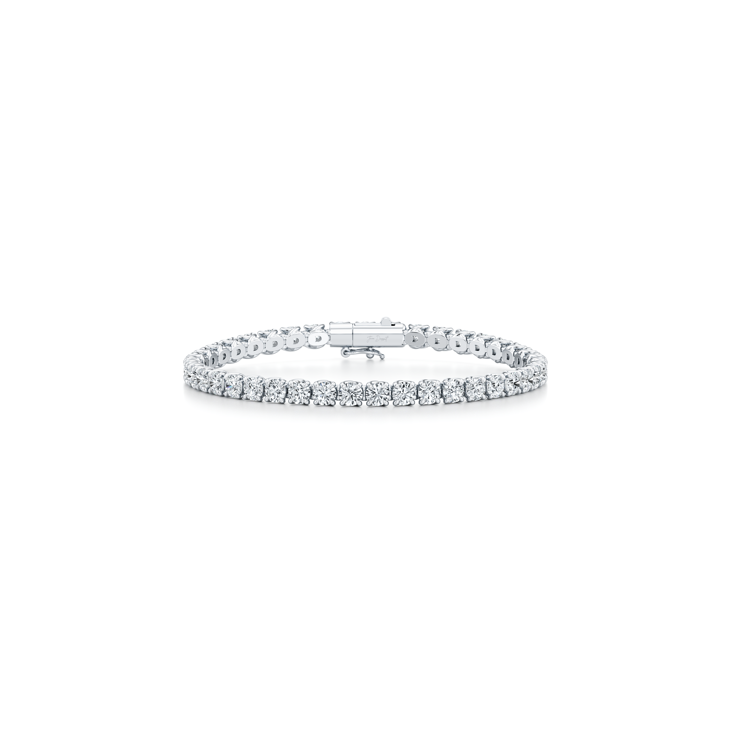 Elle Round Brilliant Lab Diamond Tennis Bracelet