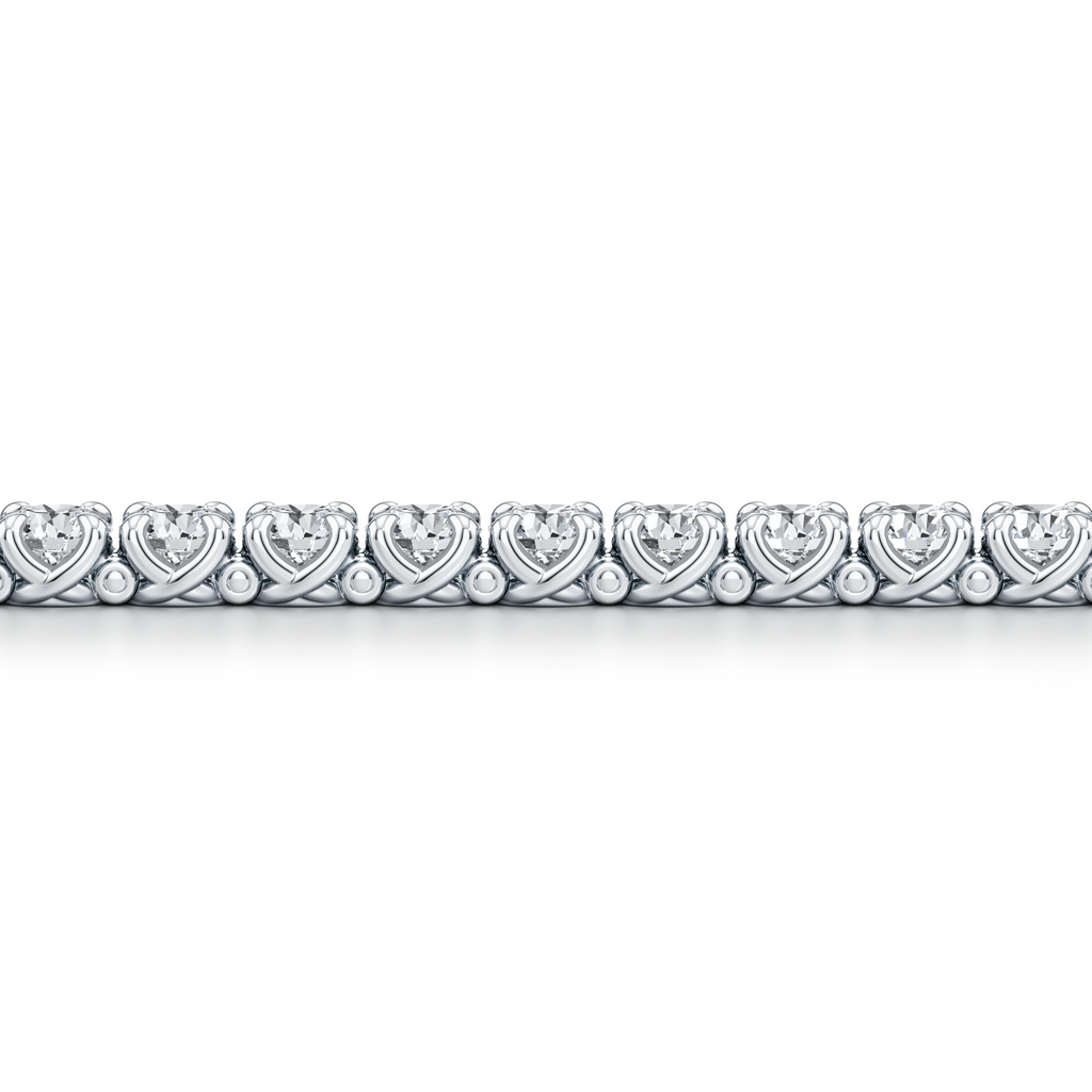 Elle Round Brilliant Lab Diamond Tennis Bracelet