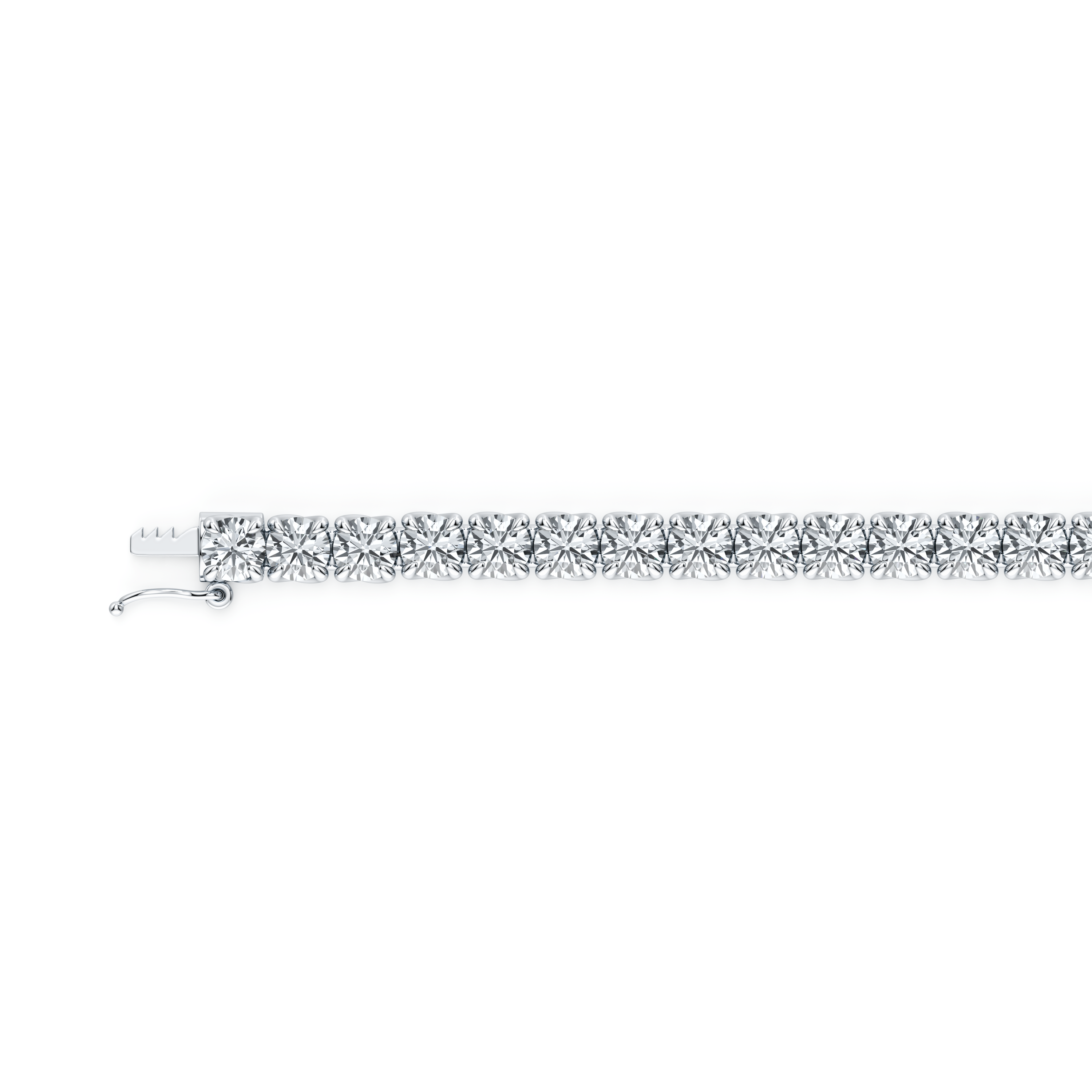 Elle Round Brilliant Lab Diamond Tennis Bracelet