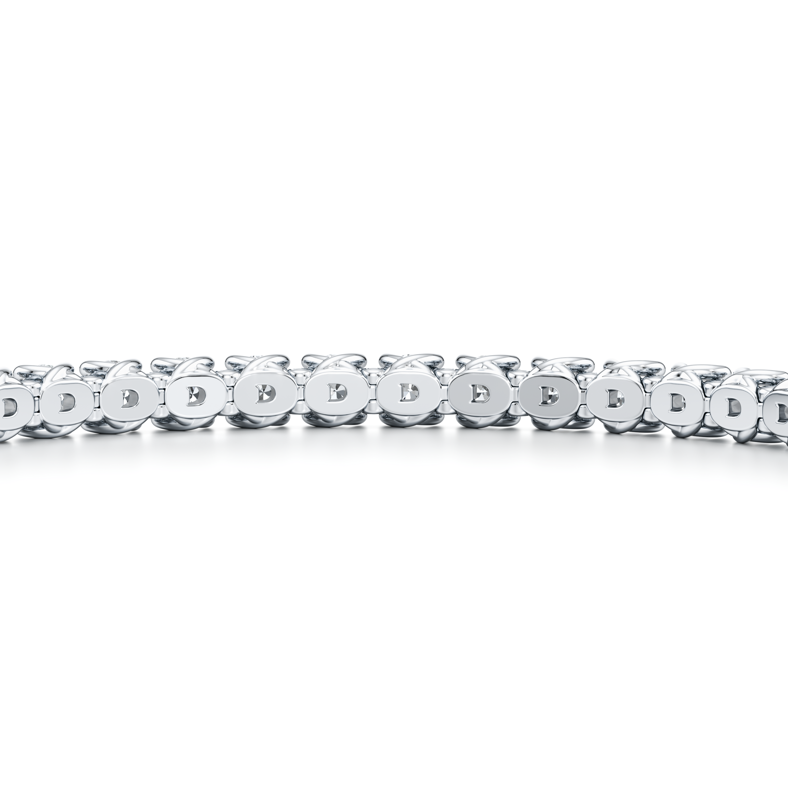 Elle Round Brilliant Lab Diamond Tennis Bracelet