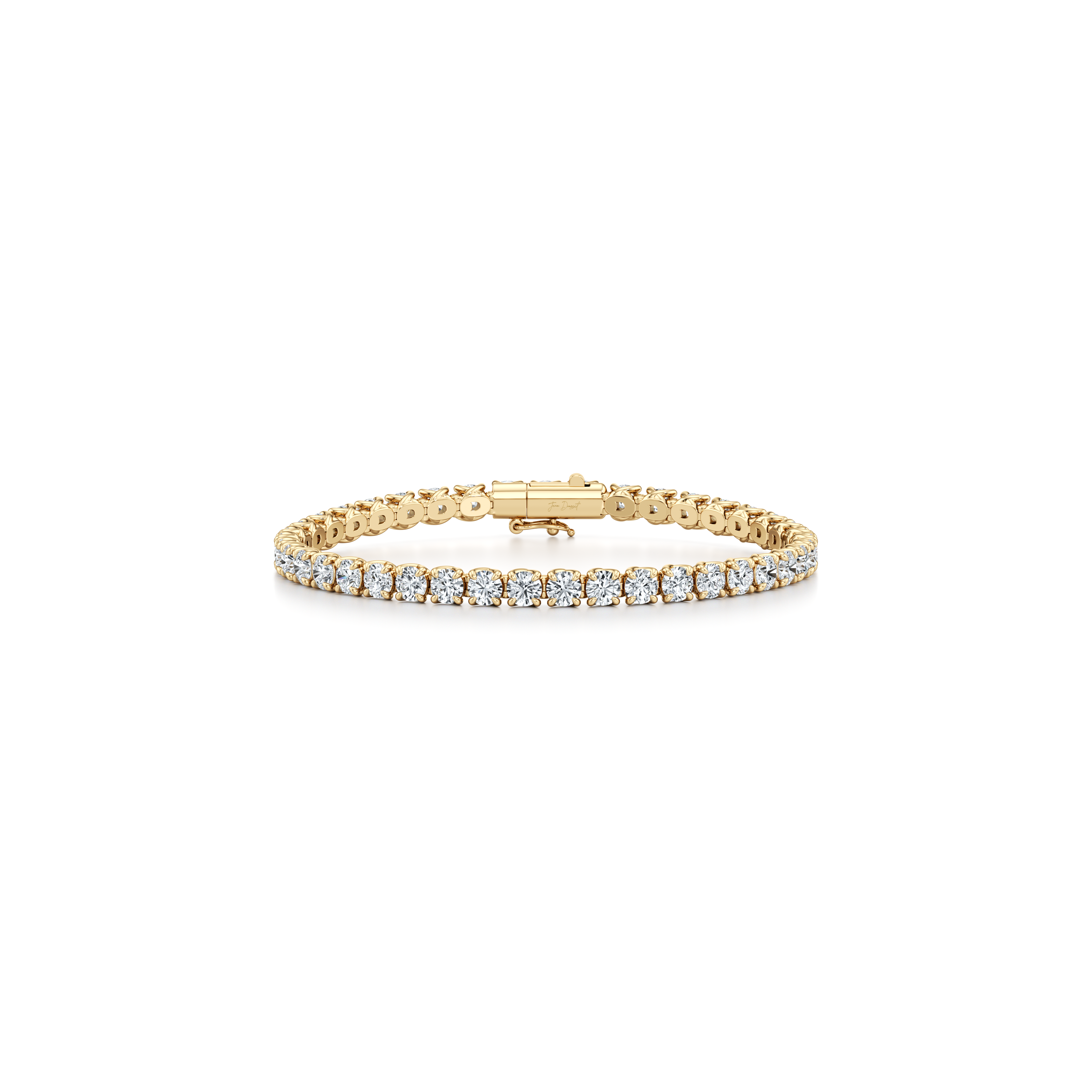 Elle Round Brilliant Lab Diamond Tennis Bracelet