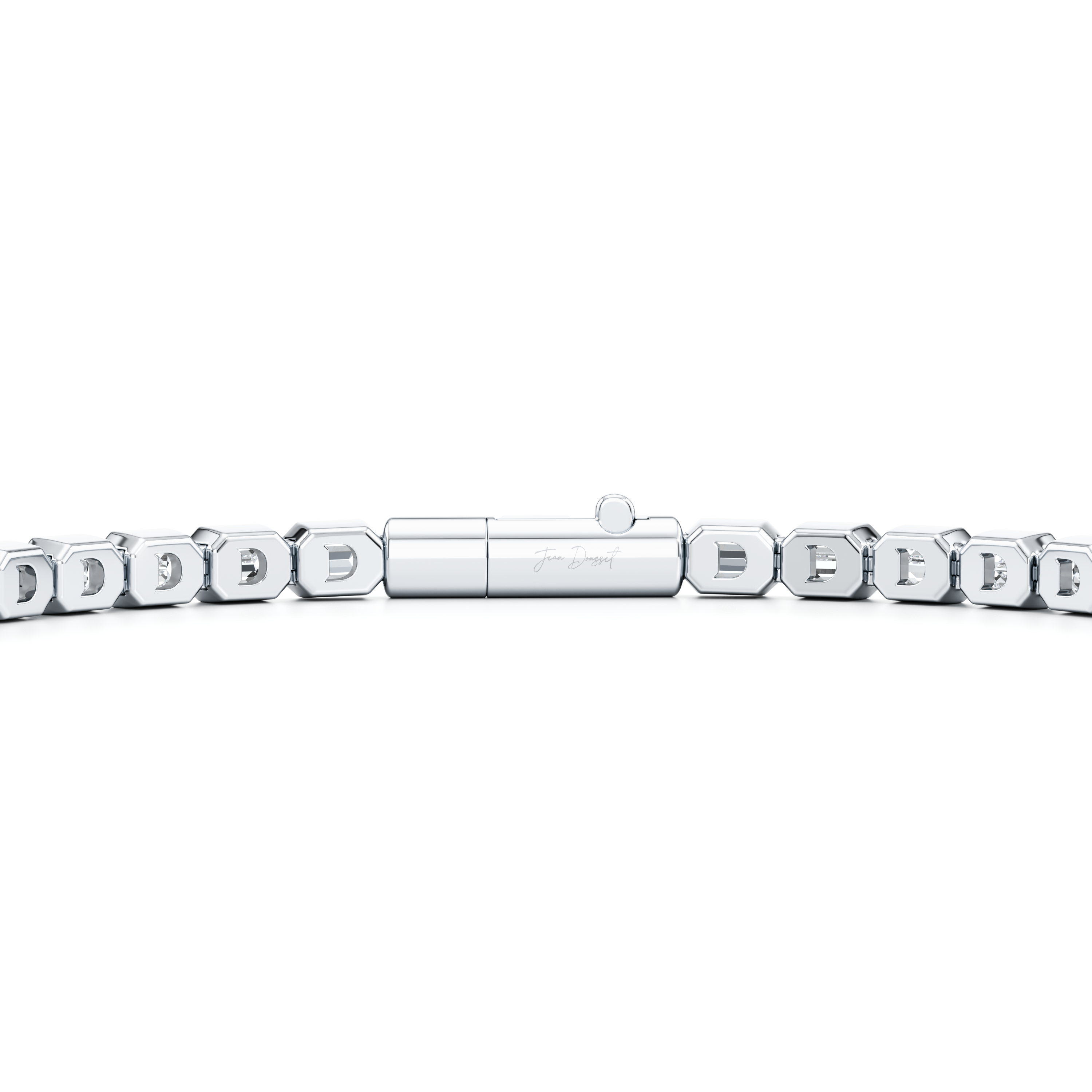 Bezel Set Emerald Lab Diamond Tennis Bracelet