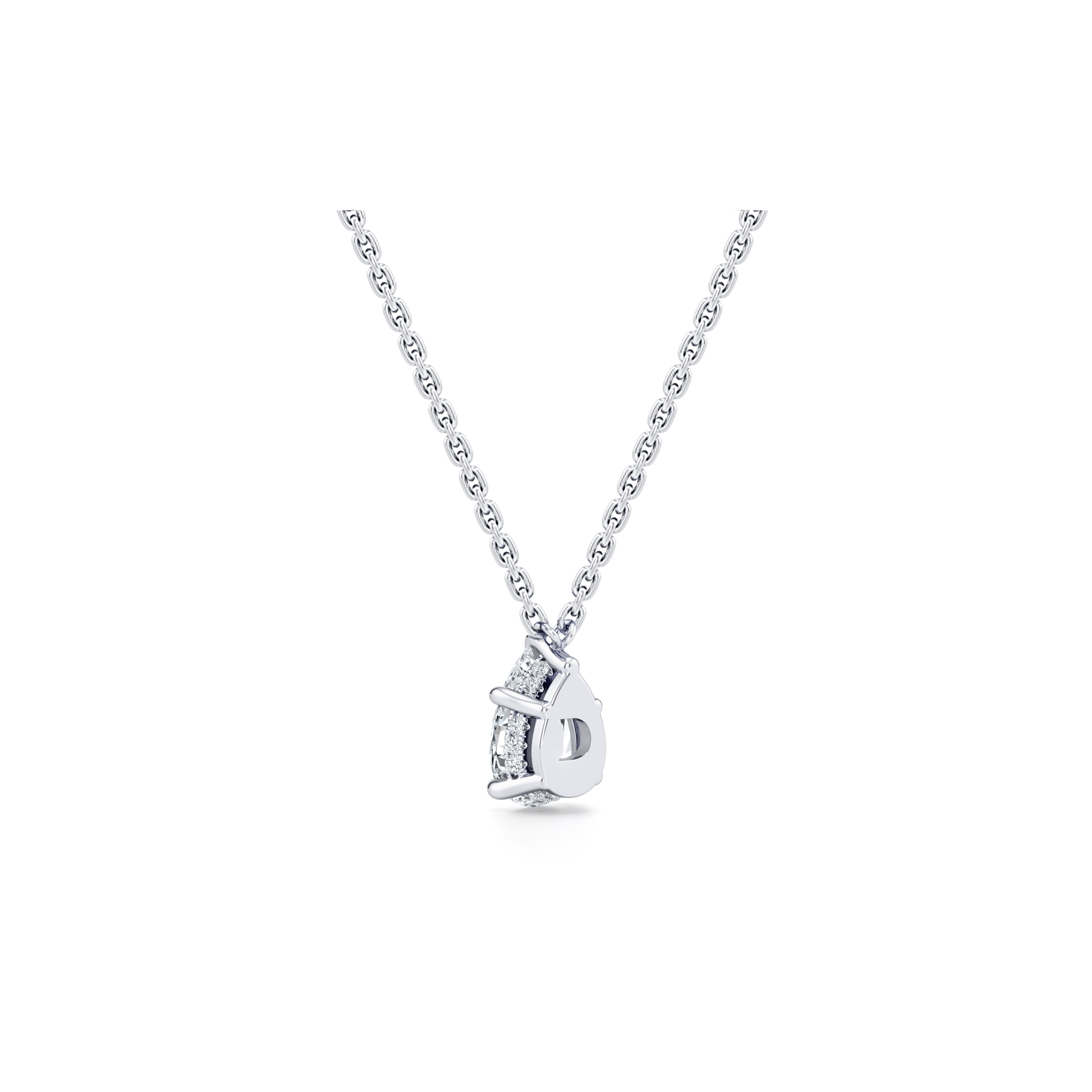 Chelsea Lab Diamond Pear Pendant