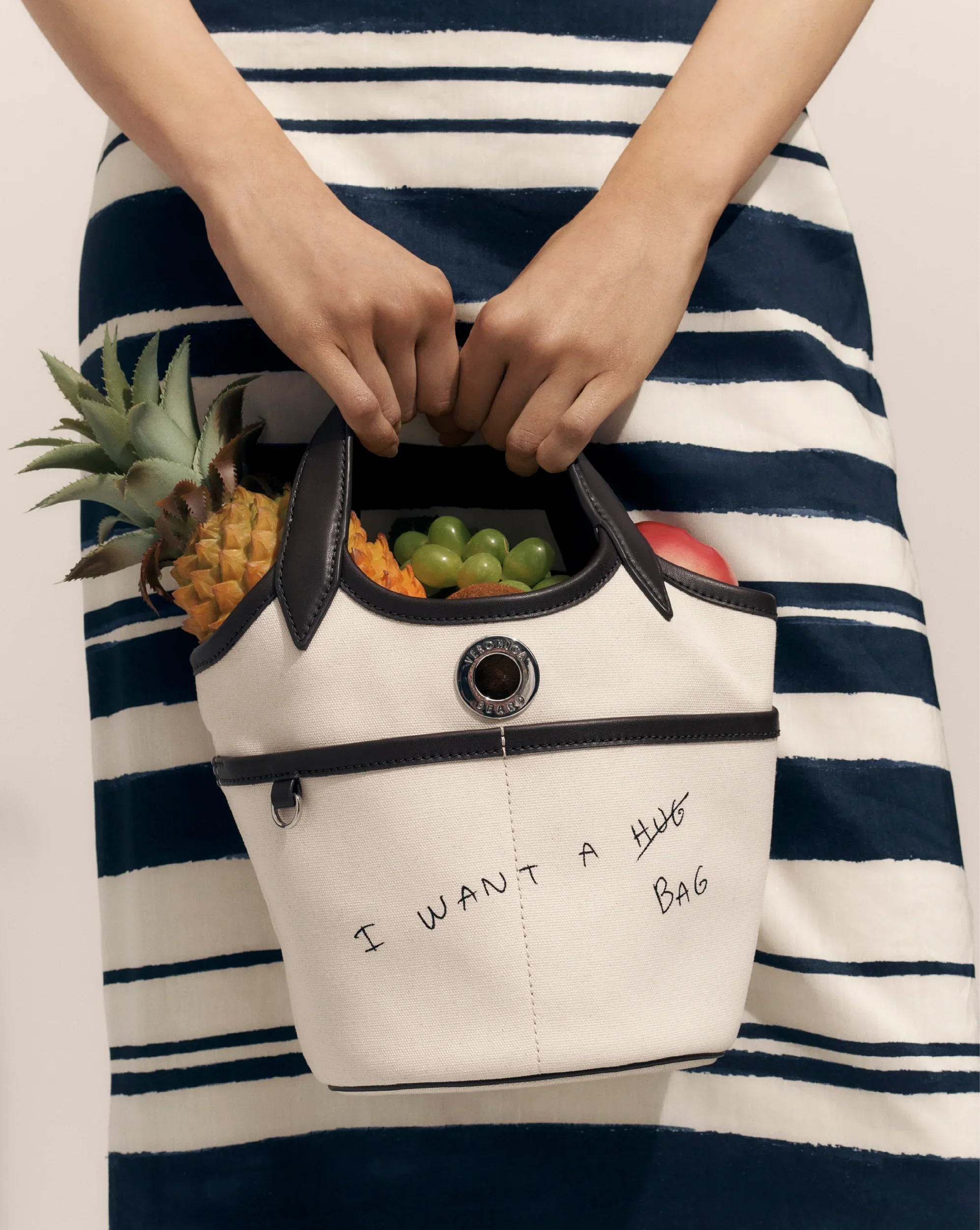 Canvas Printed Anchor Bag