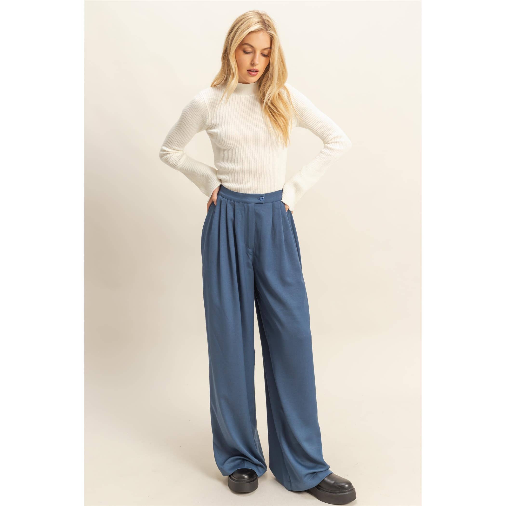 Benson Wide-Leg Palazzo Pant