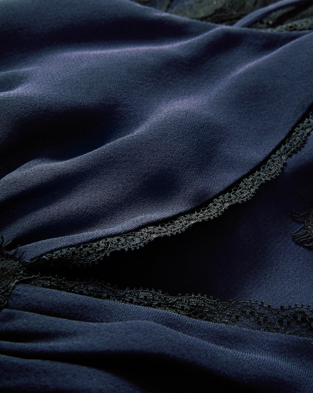 Muriel Lace-Trim Maxi Dress