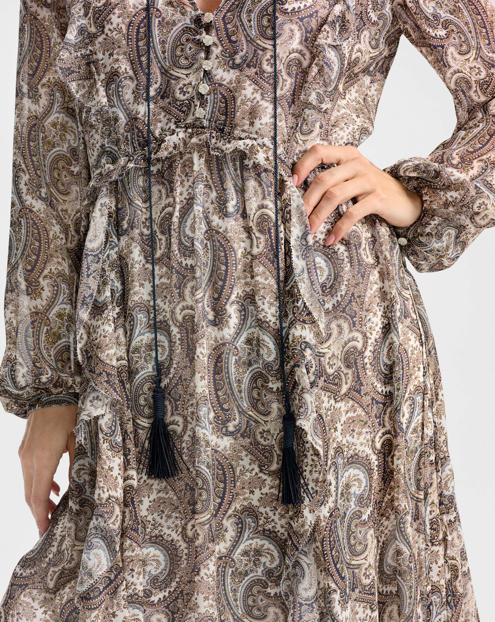 Lilith Silk Maxi Dress