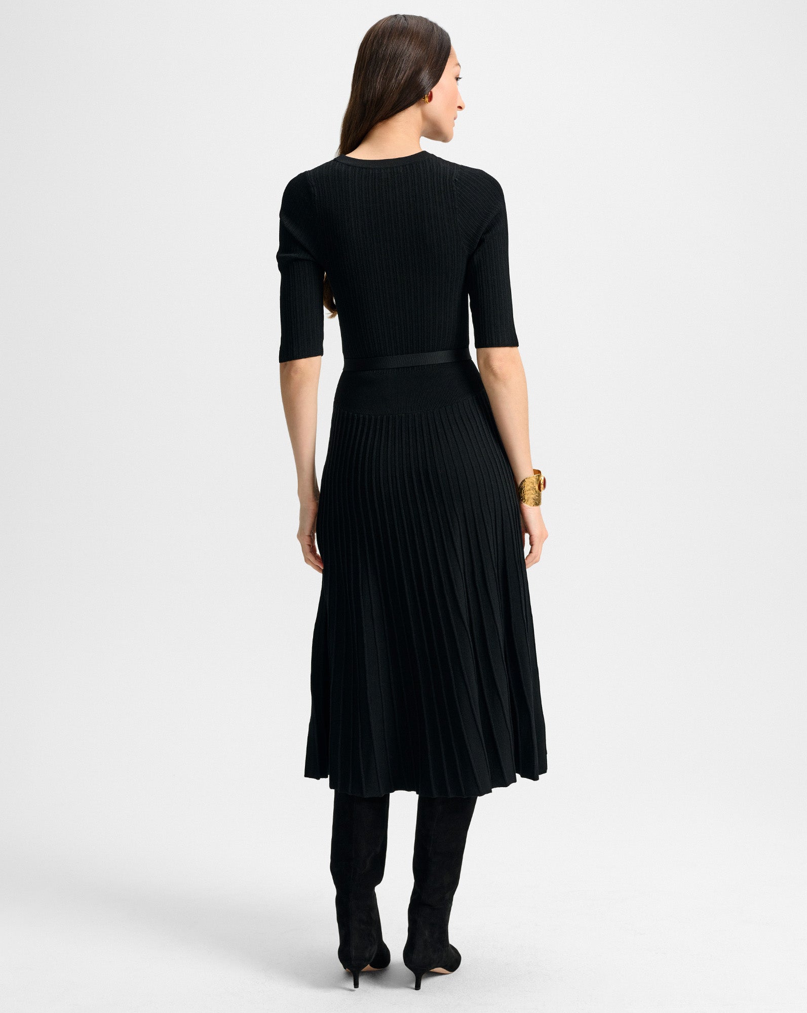 Elthea Belted Midi Dress
