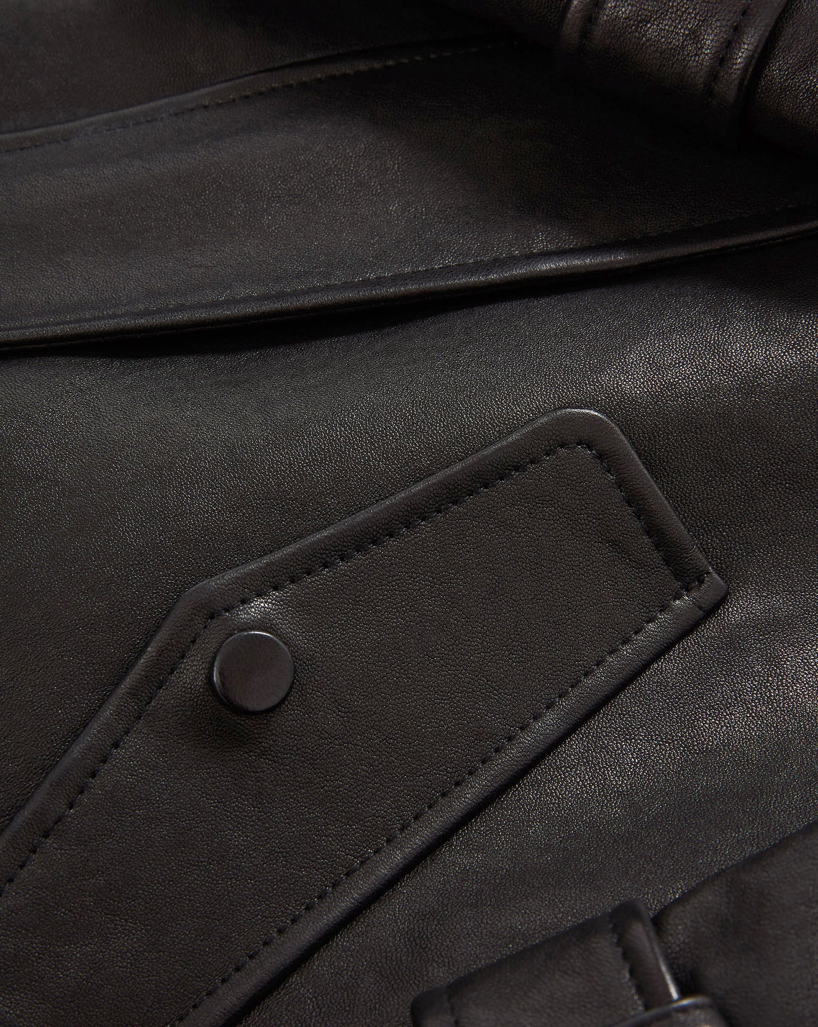 Bateman Cropped Leather Jacket