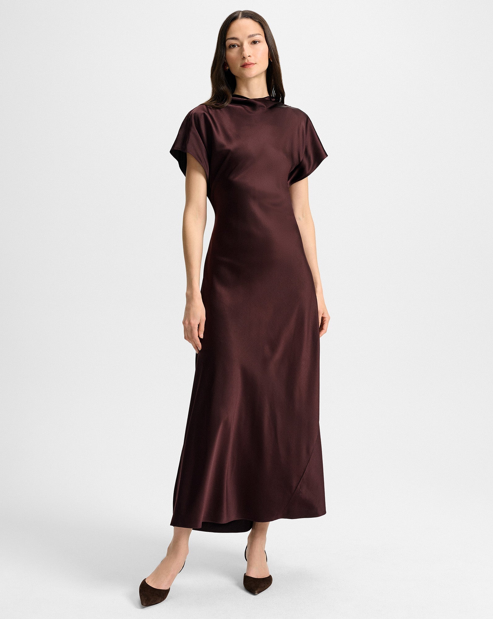 Redgrave Silk Midi Dress