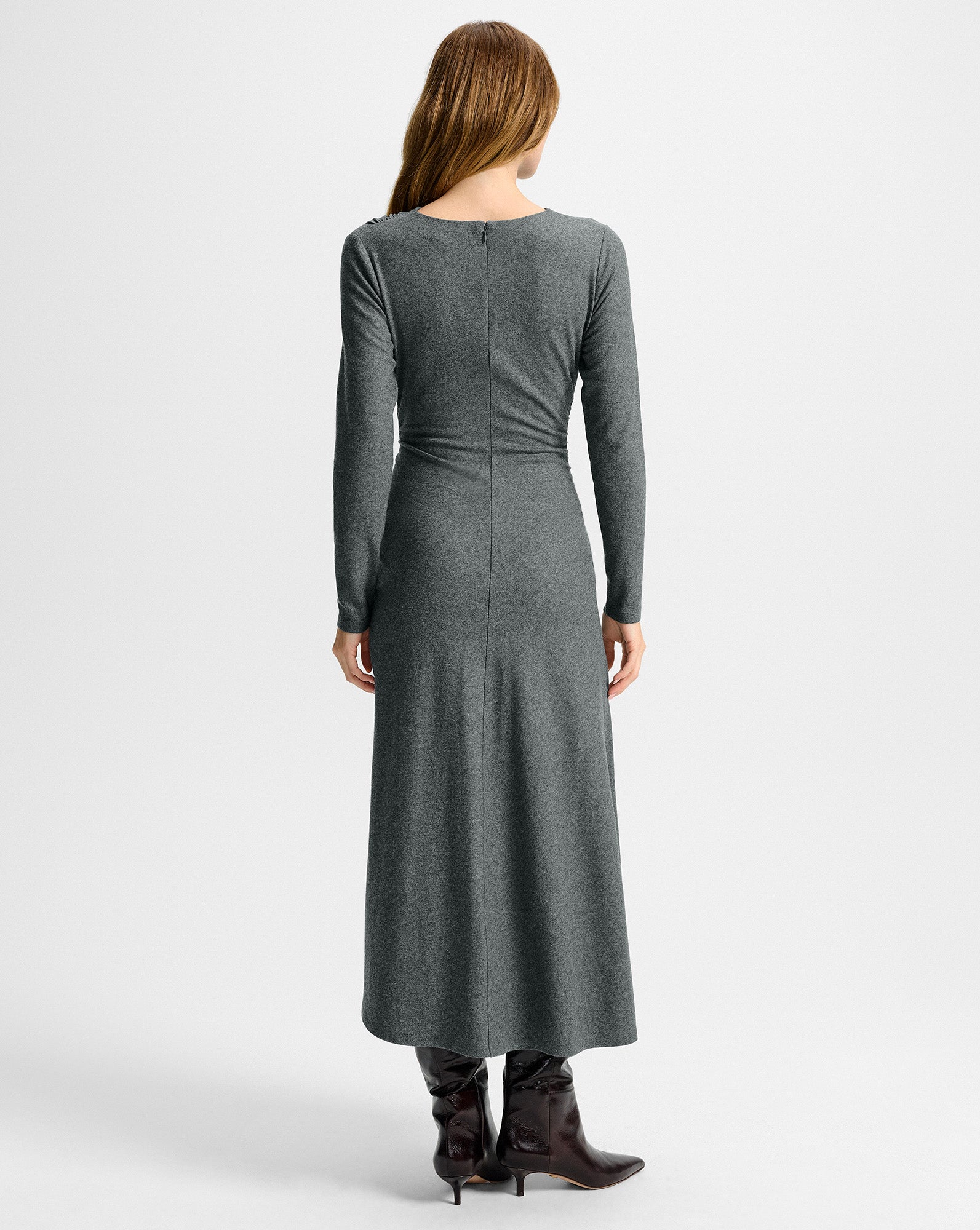 Theodora Wool Midi Dress