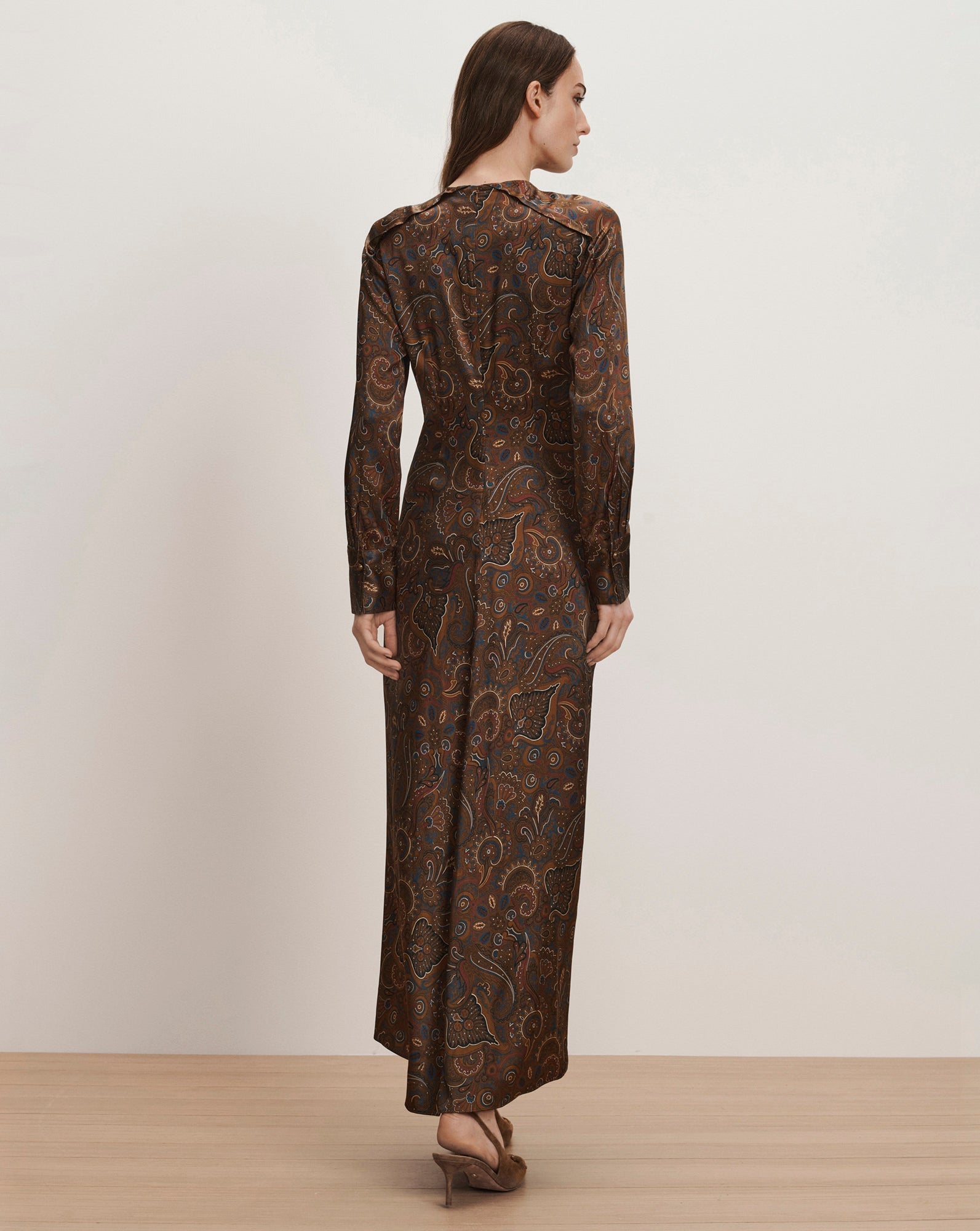 Irma Stretch-Silk Midi Dress