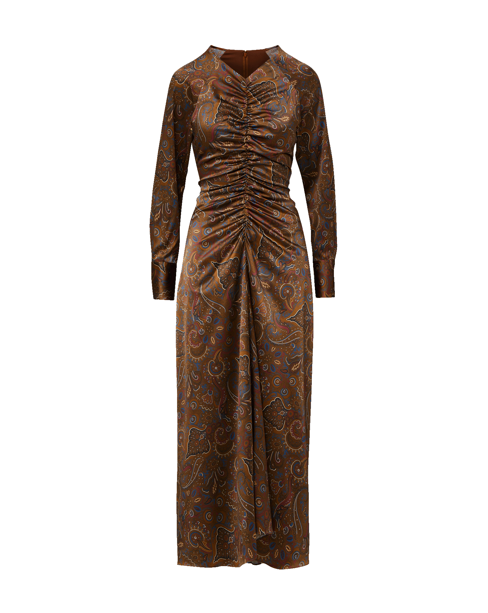 Irma Stretch-Silk Midi Dress