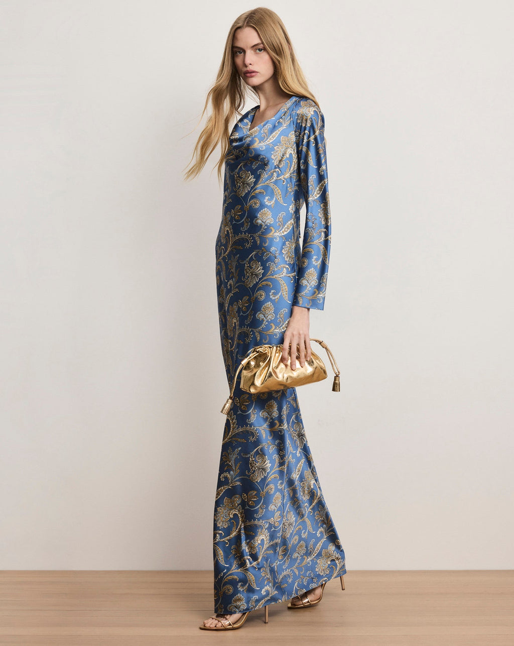 Ember Silk-Blend Maxi Dress