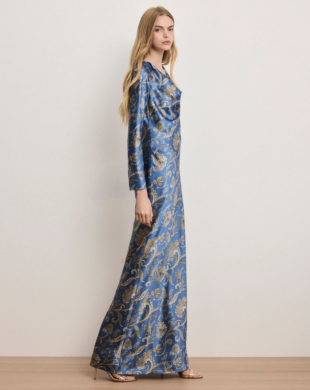 Ember Silk-Blend Maxi Dress