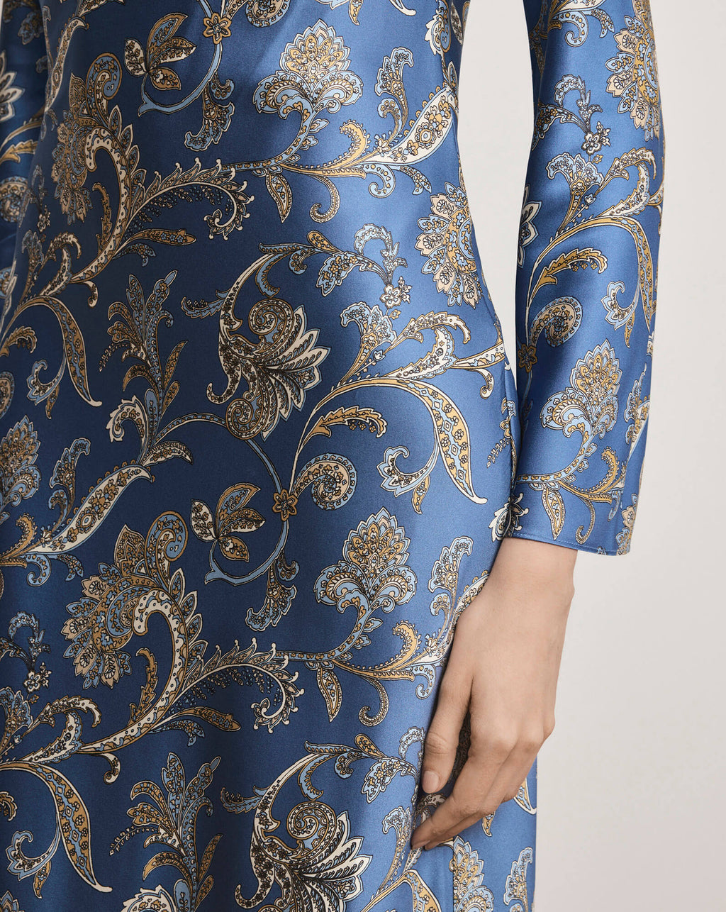 Ember Silk-Blend Maxi Dress