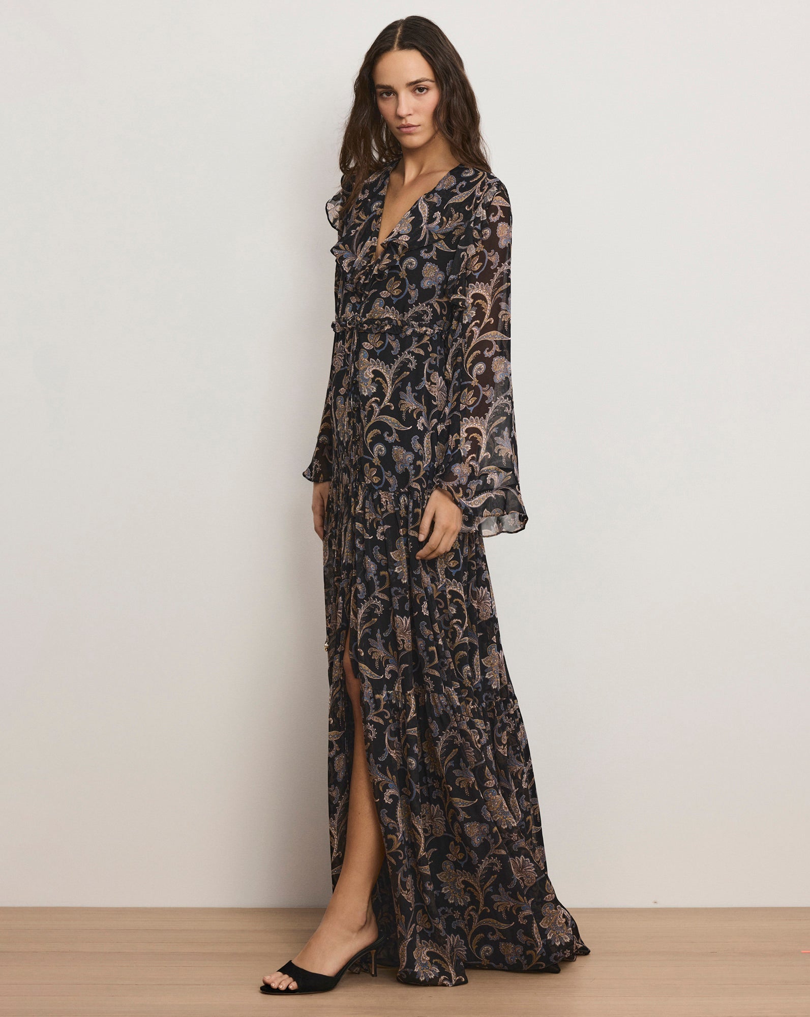 Akara Silk Maxi Dress