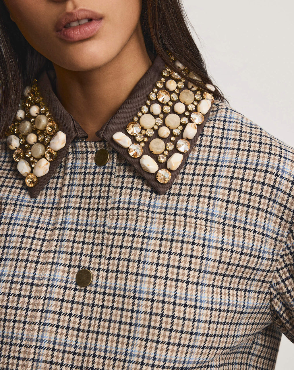 Kasper Plaid Chore Jacket