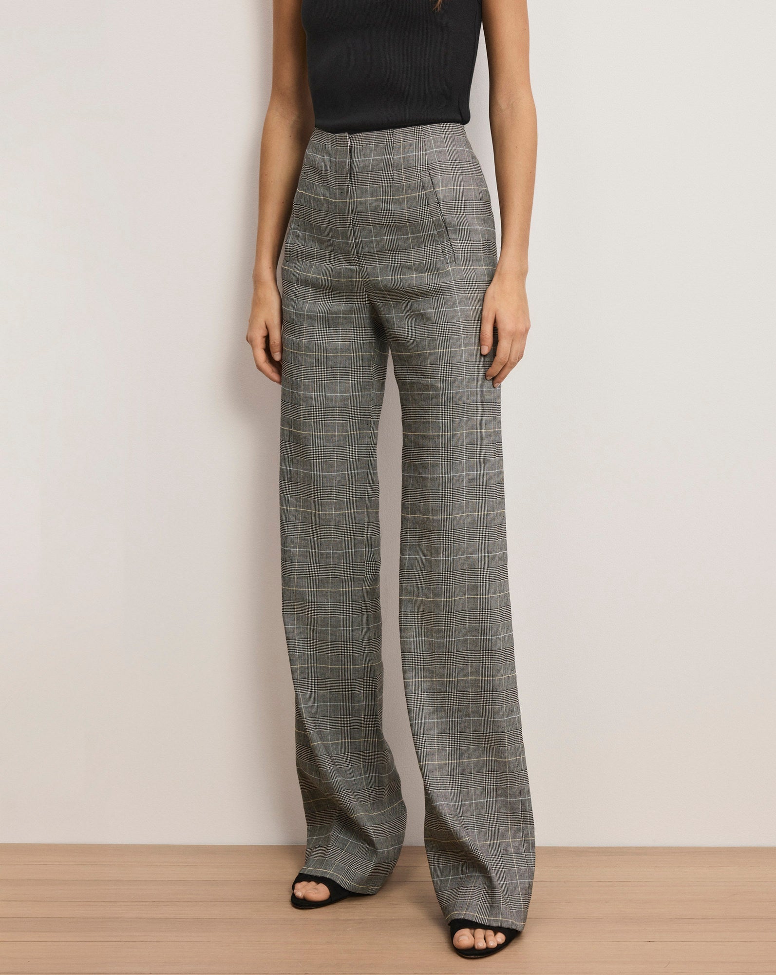 Jude Linen Wide-Leg Pant