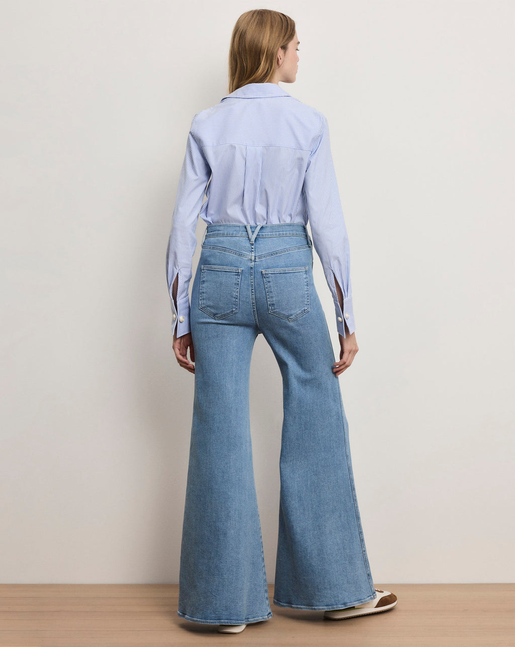 Amelia Striped Button-Down Shirt