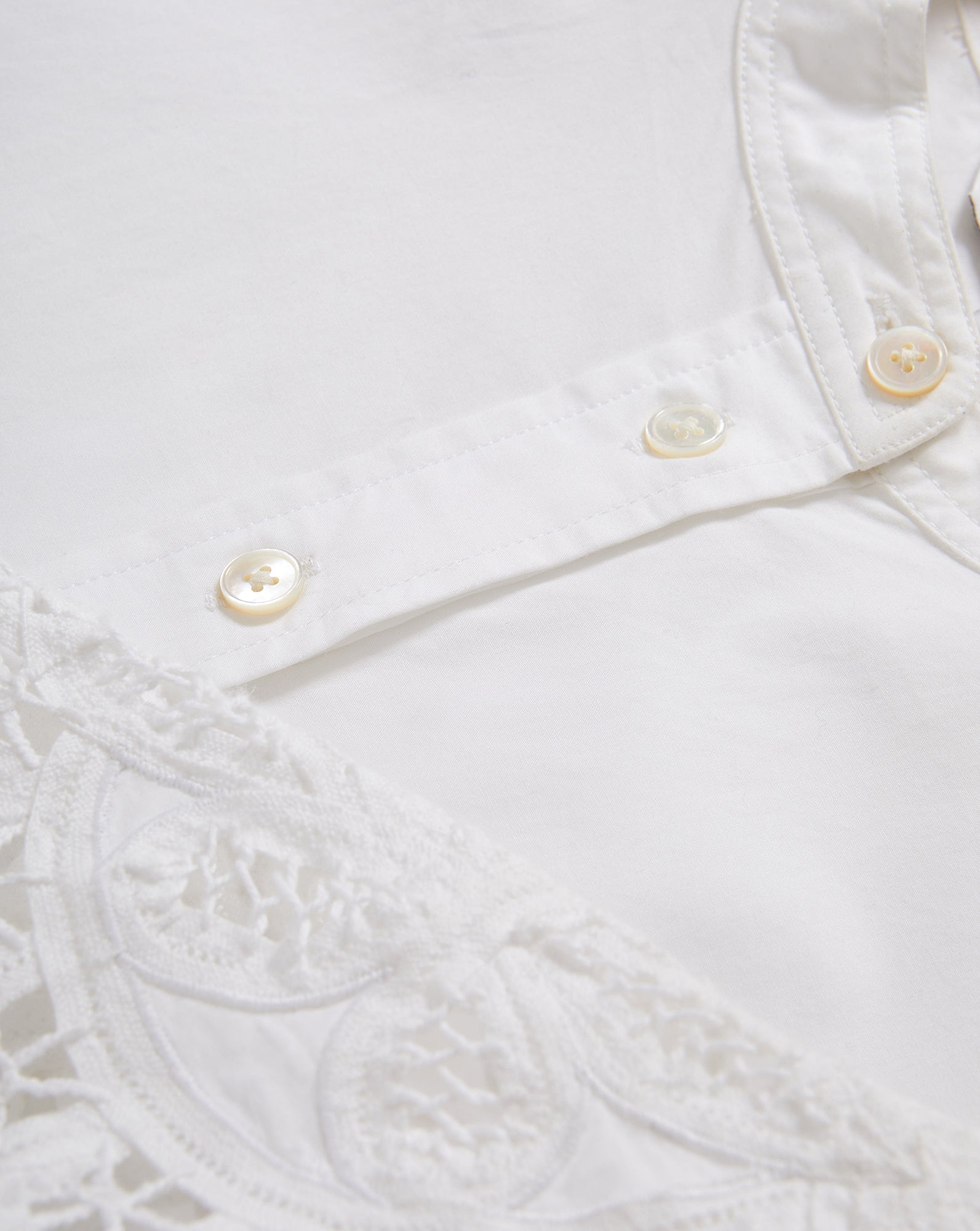 Aleck Lace Button-Down Shirt