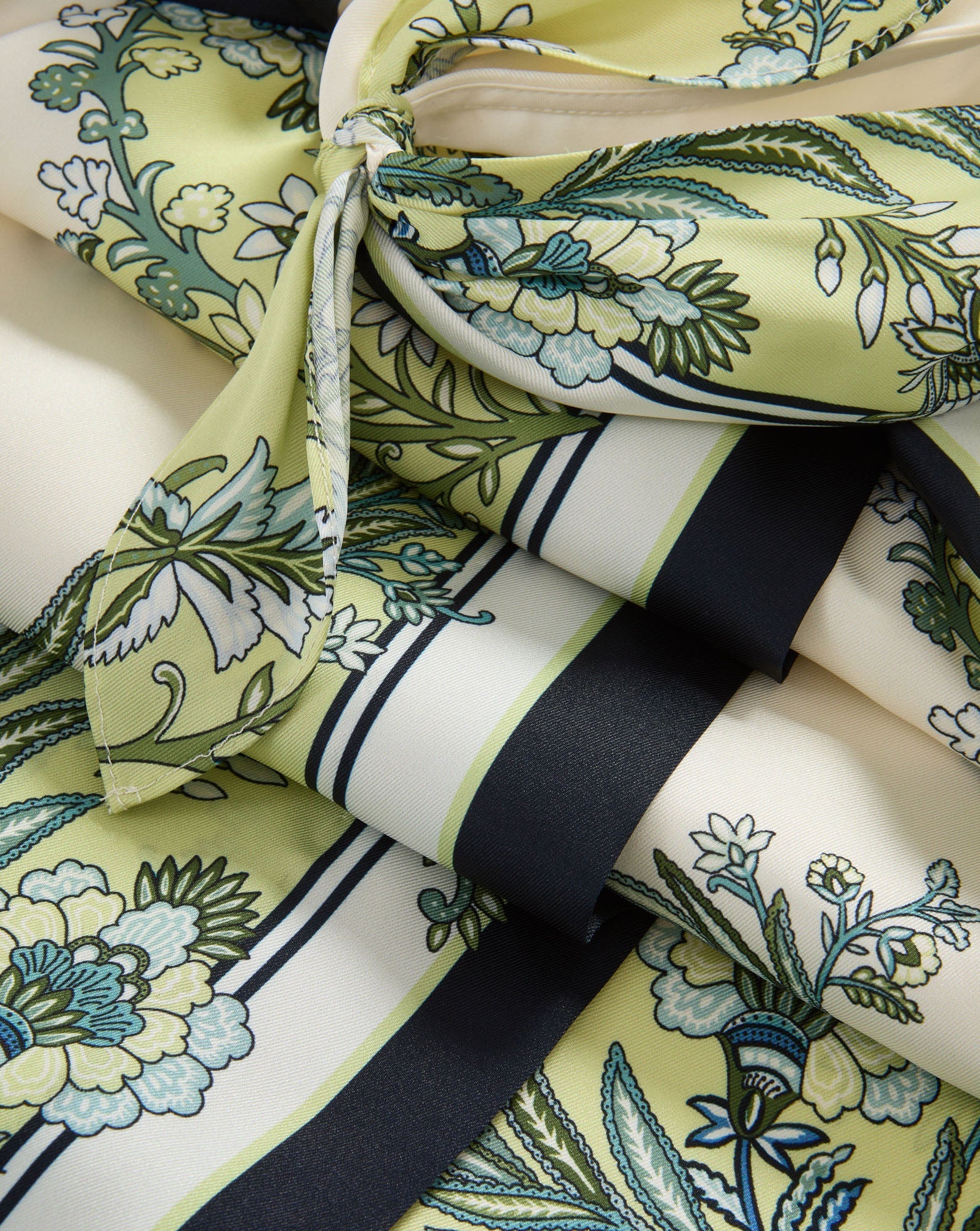 Kaliza Scarf-Print Midi Dress