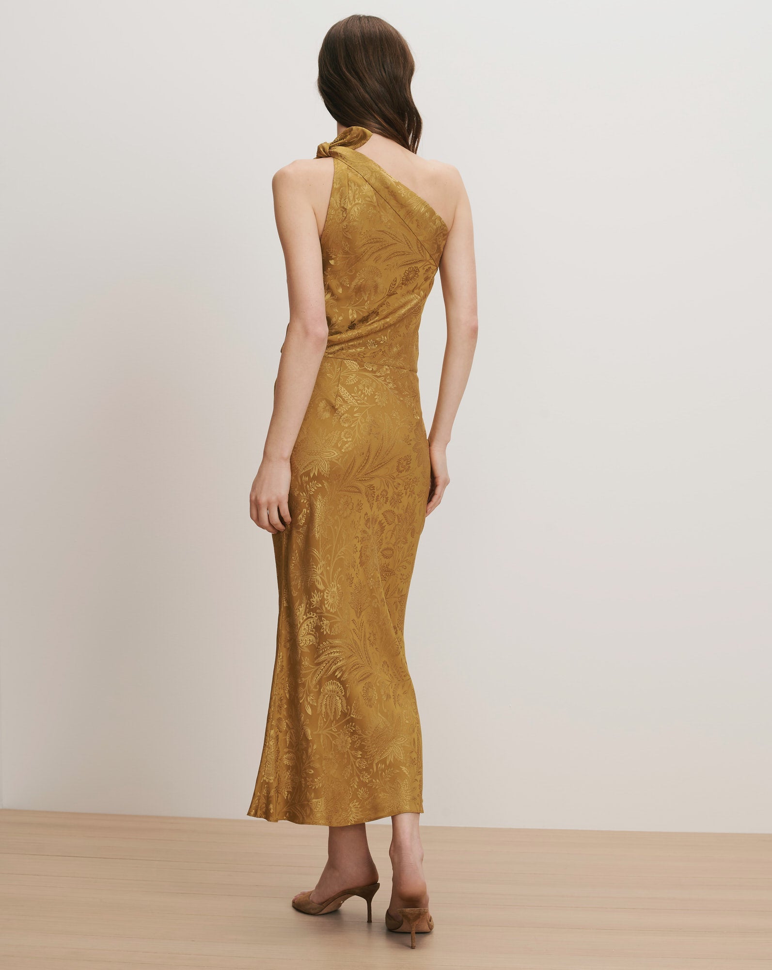 Grycen One-Shoulder Midi Dress