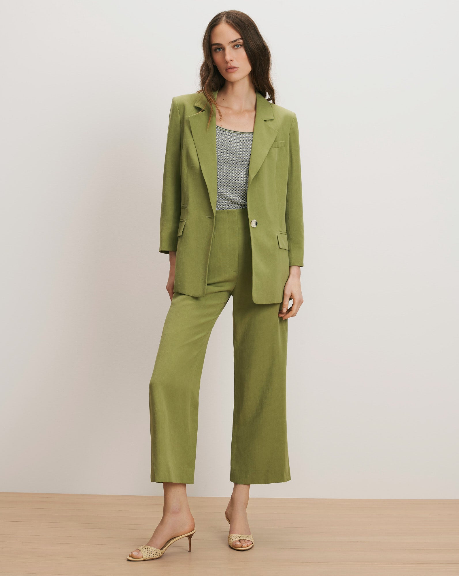 Dova Wide-Leg Linen Pant