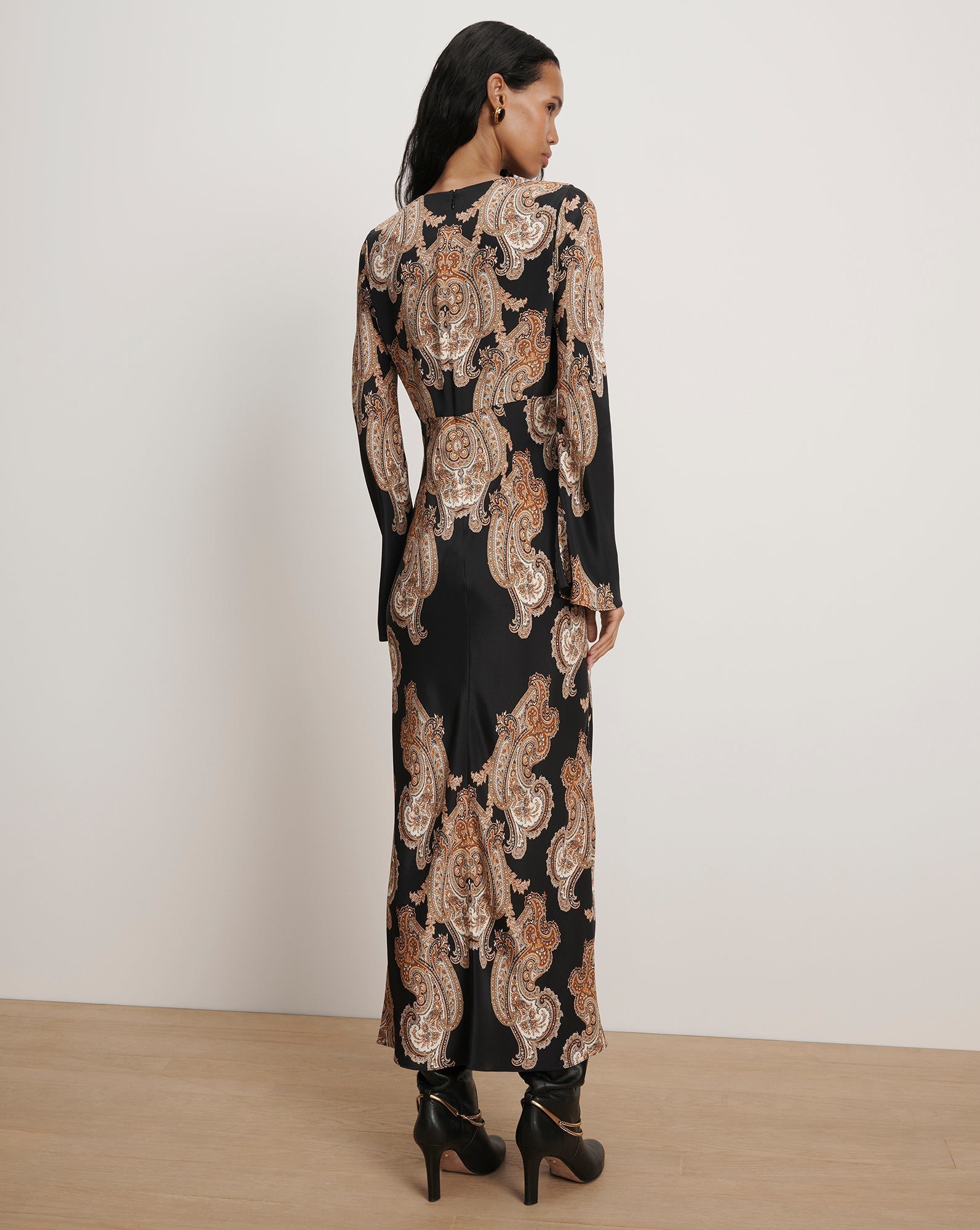 Lupita Paisley Maxi Dress
