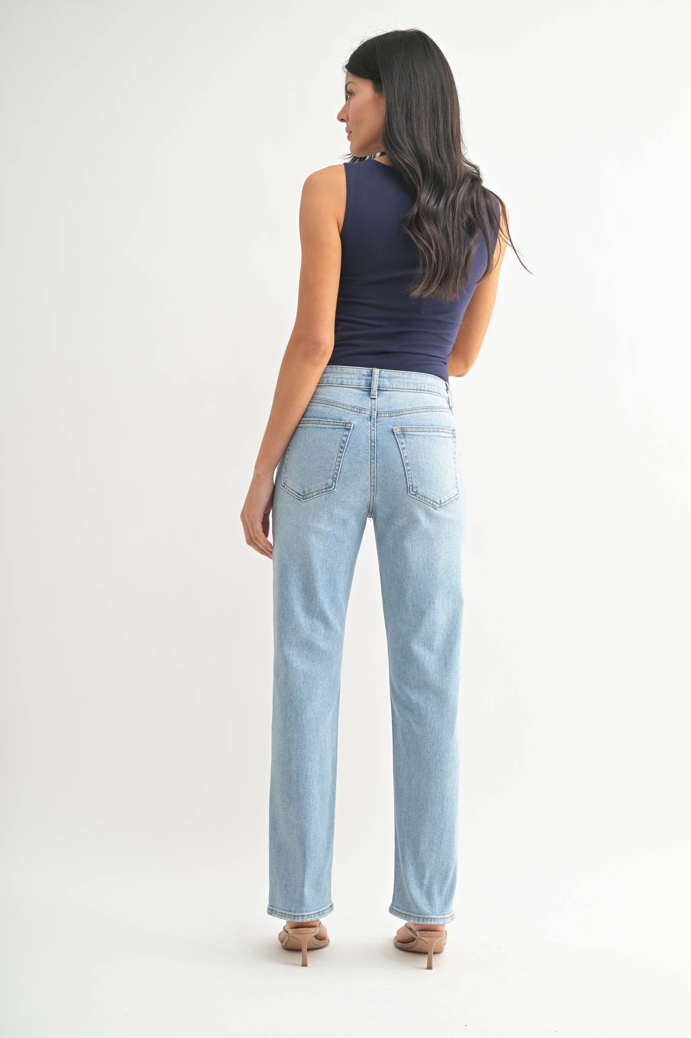 Aaron Stretch Straight Denim - JBD