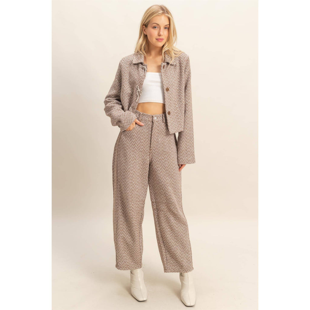 Noel Bow Crop Jacket