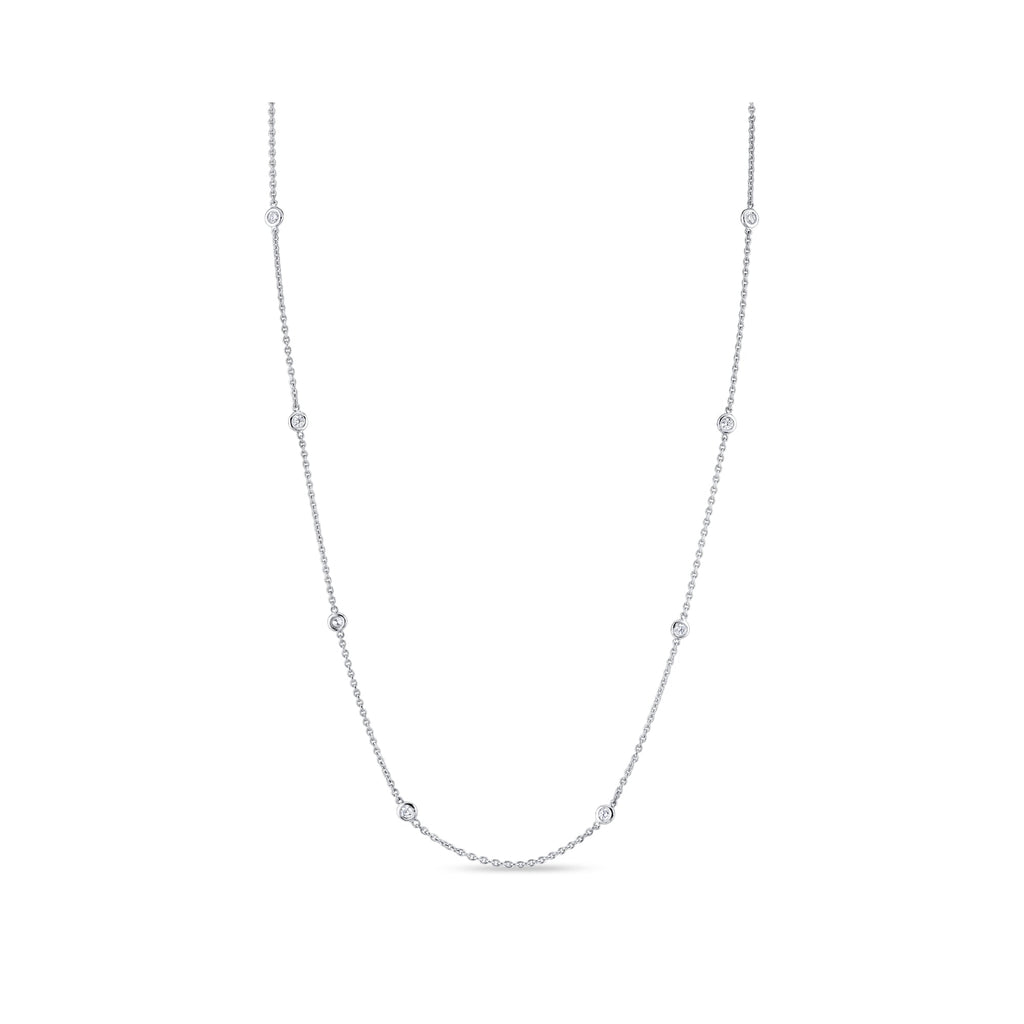 Bezel By The Yard Lab Diamond Necklace