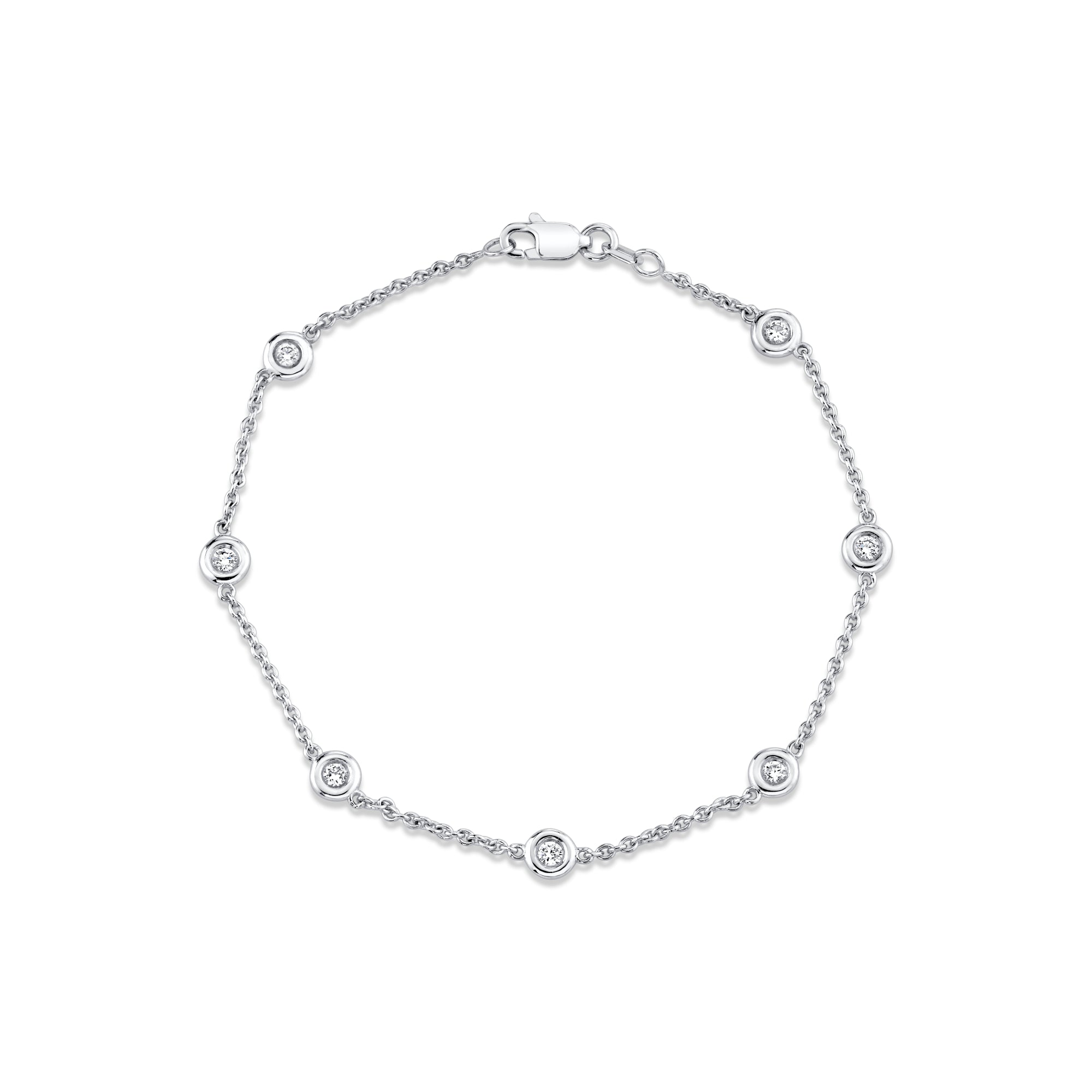 Bezel By The Yard Lab Diamond Bracelet