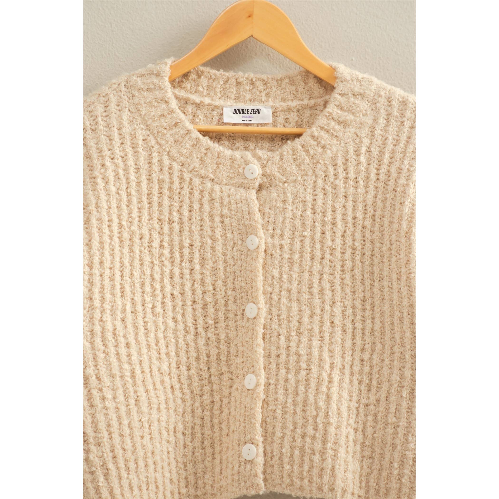 Sadie Fluffy Cardigan Sweater