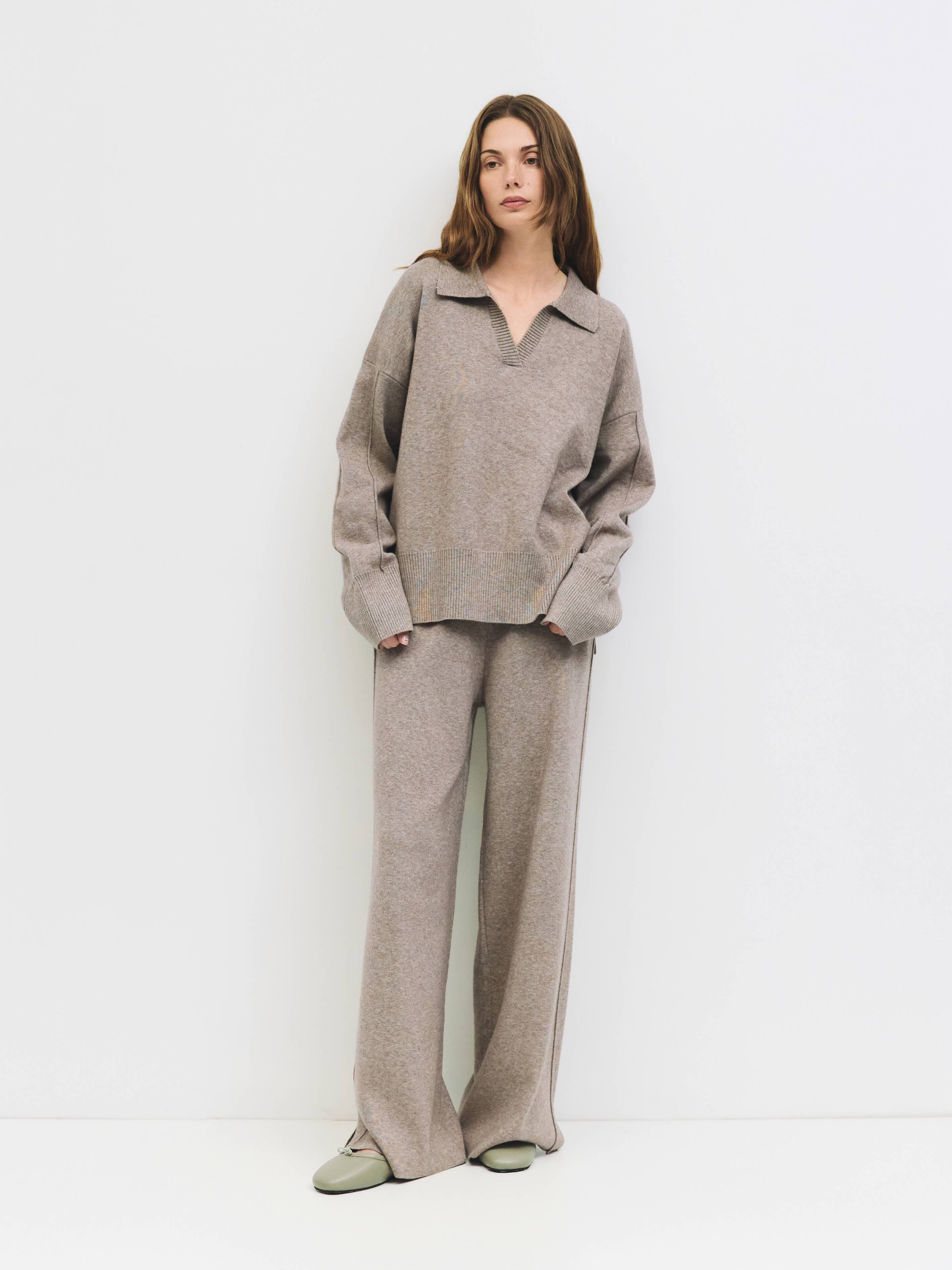 The Delilah Sweater | Collared Knit Sweater