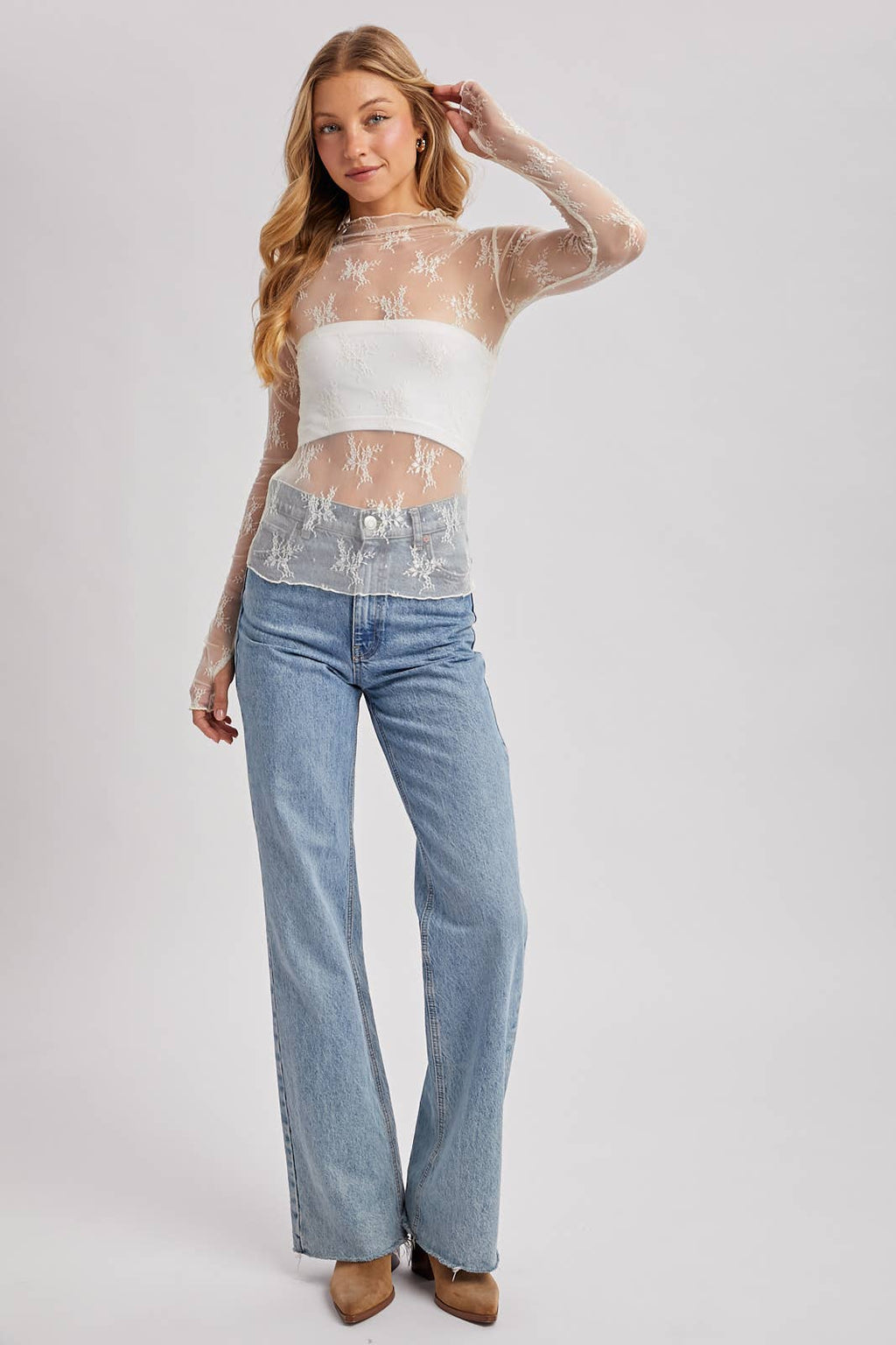 Callie Lace Long Sleeve