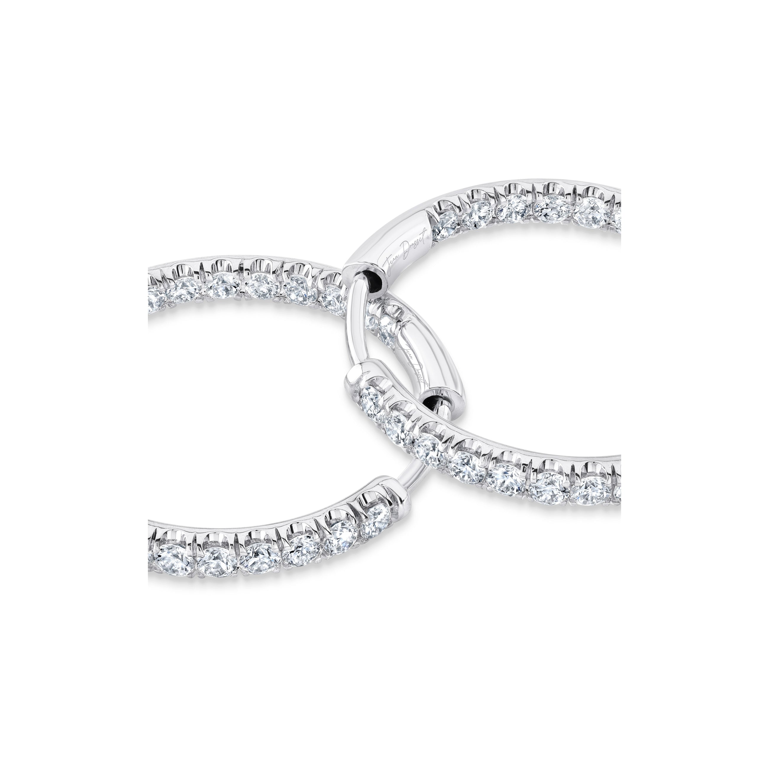 Audrey Inside Out Lab Diamond Pavé Hoops