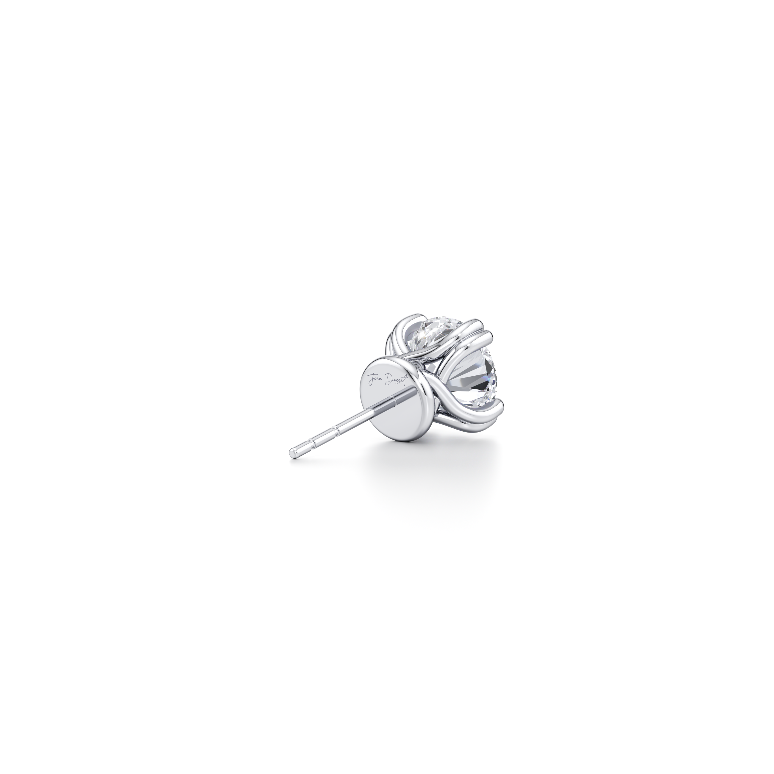 Elle Round Brilliant Lab Diamond Studs