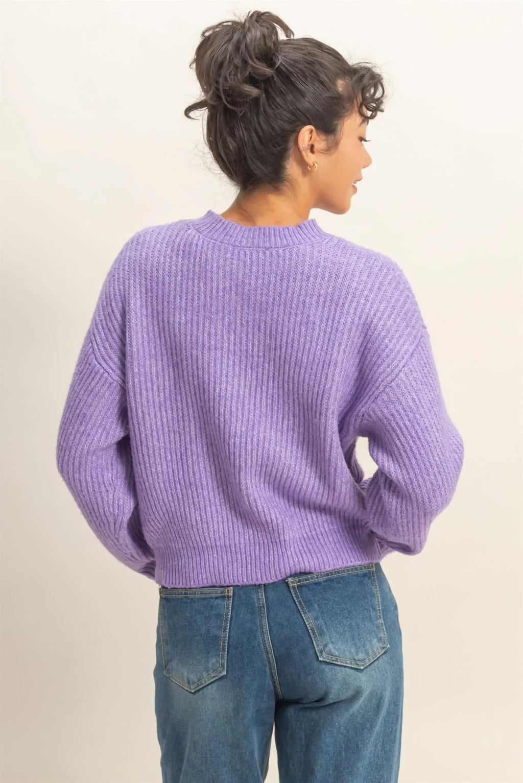 Brae Ribbed Crew Neck Sweater