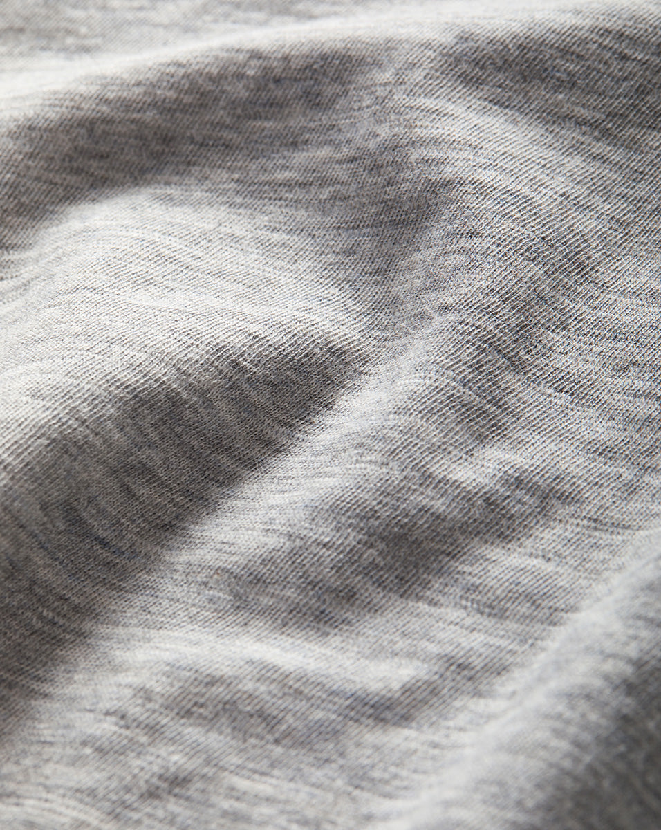 Waldorf Ruched-Sleeve Slub T-Shirt