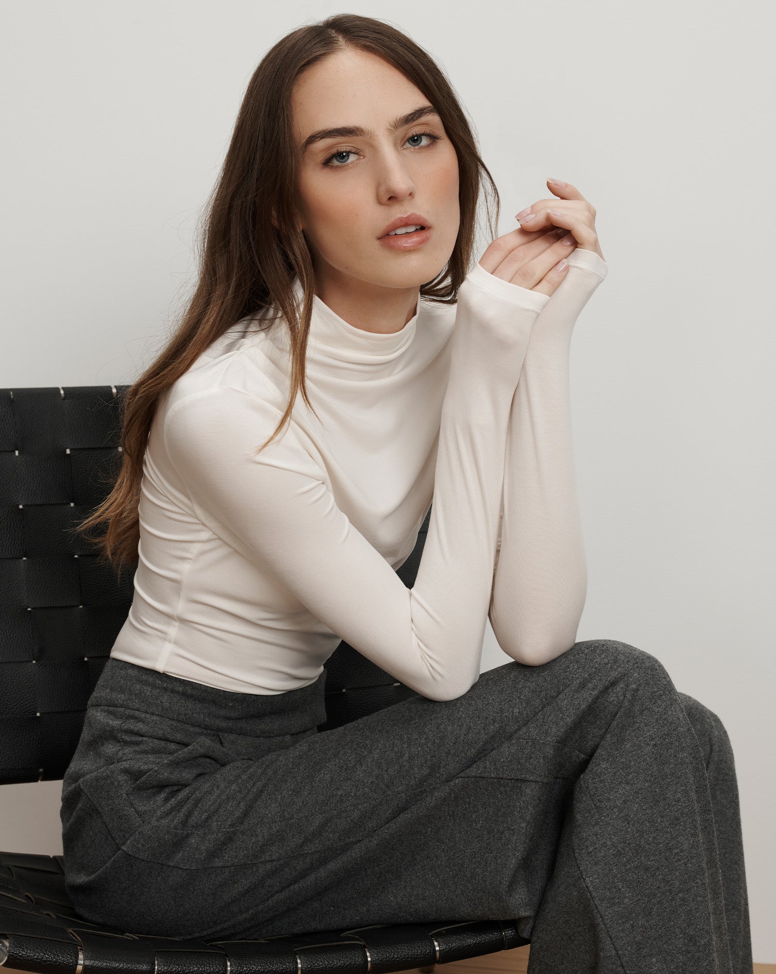 Mylie Mock-Neck Top