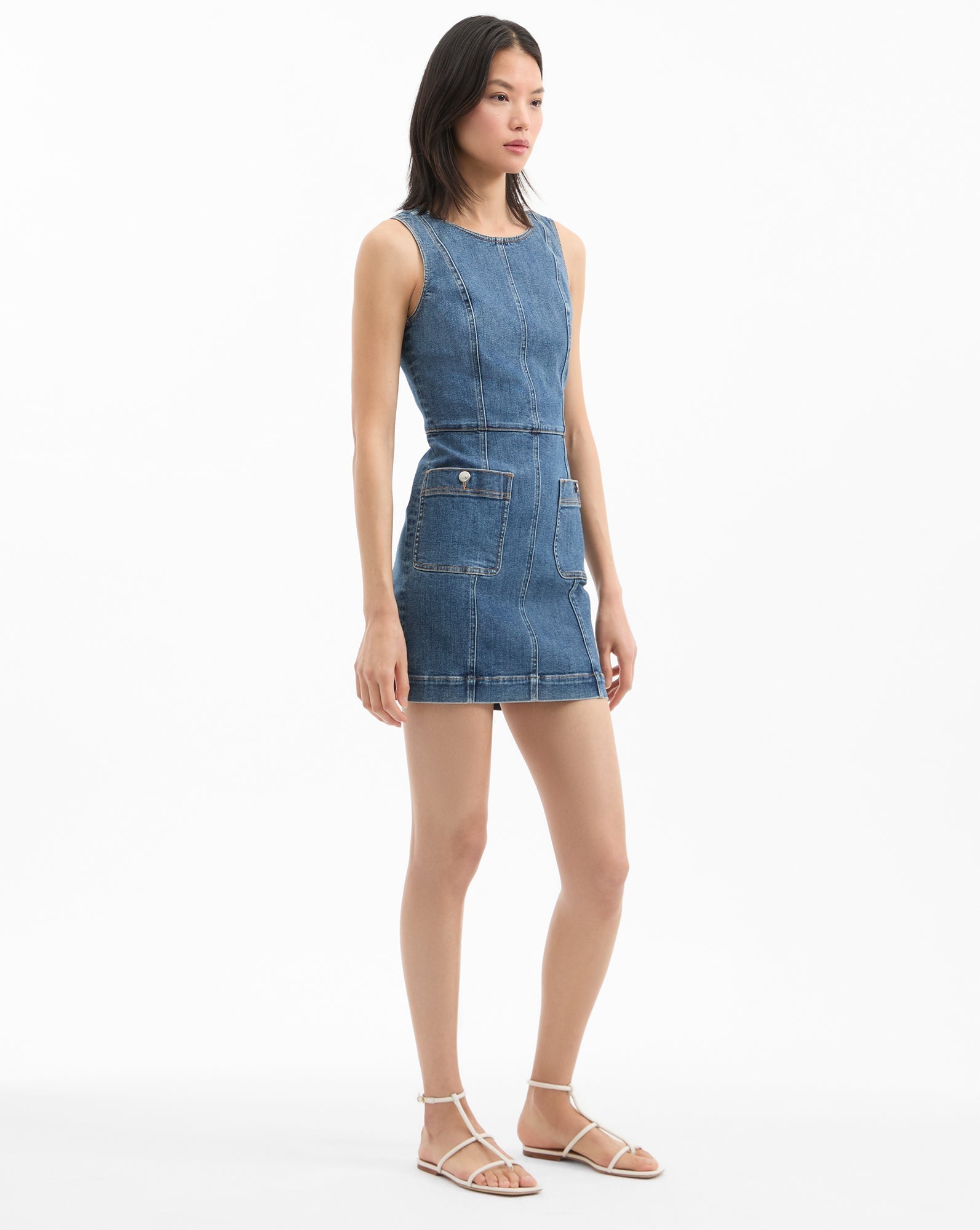 Zaire Denim Mini Dress