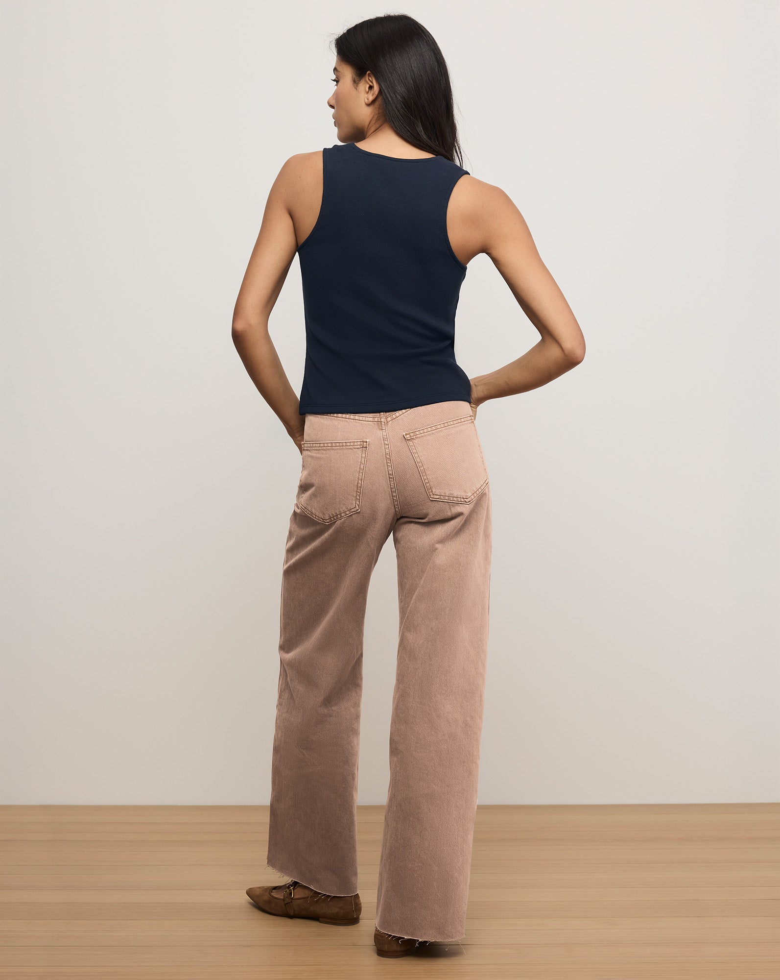 Hoorne Button-Down Tank Top